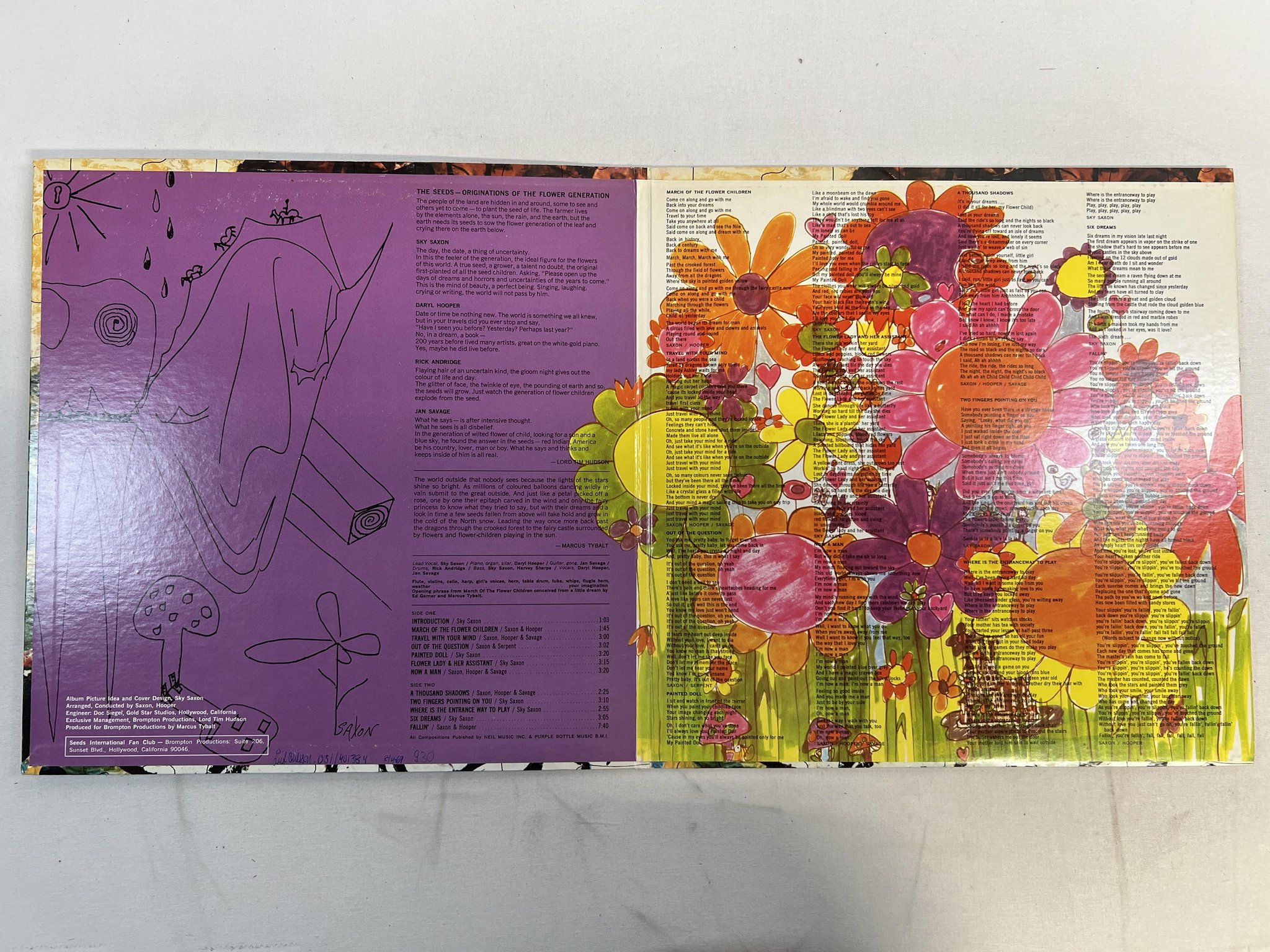 Omslagsbild för skivan THE SEEDS future LP -67 US GNP CRESCENDO GNP 2038 ** psysch / garage **