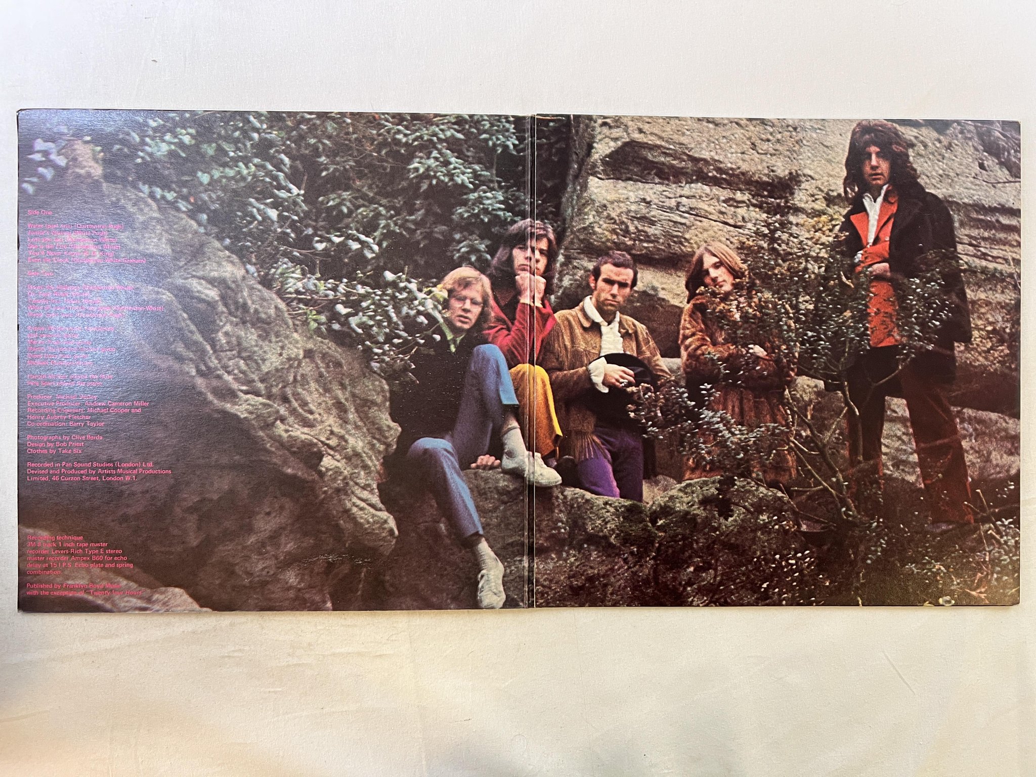 Omslagsbild för skivan STEAMHAMMER s/t LP -69 UK CBS S 63611