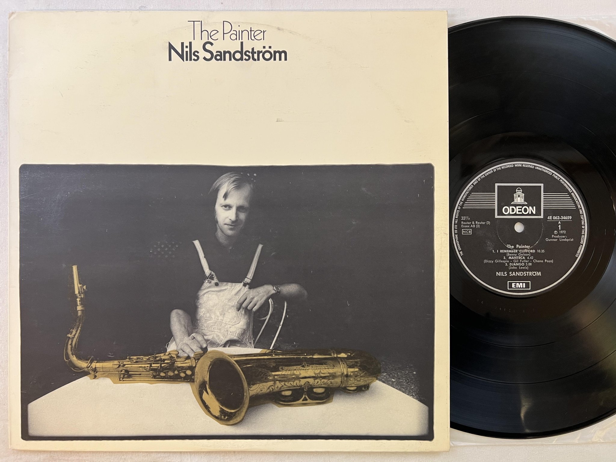 Omslagsbild för skivan NILS SANDSTRÖM the painter LP -72 EMI / ODEON 4E 062-34659