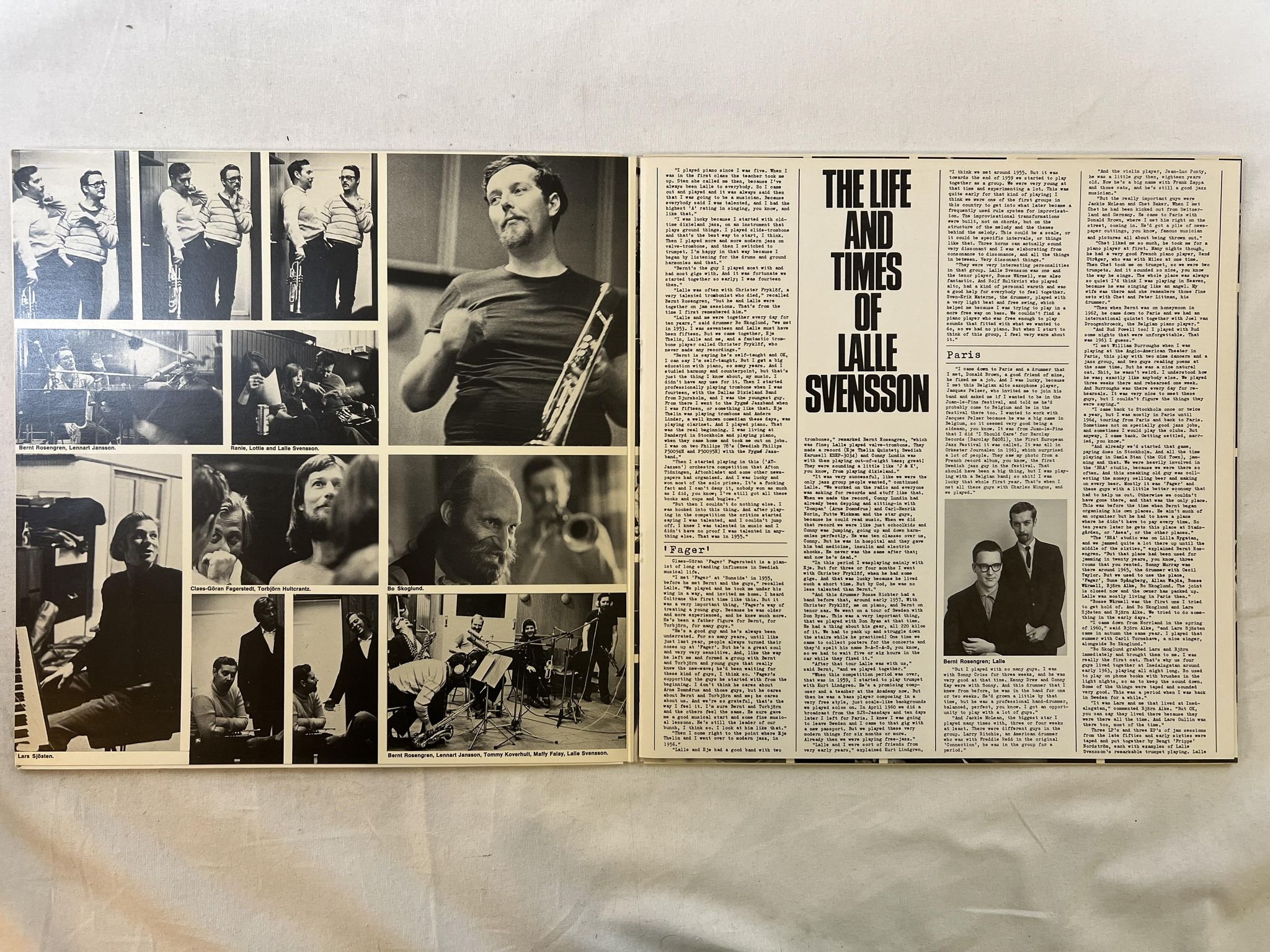 Omslagsbild för skivan LALLE SVENSSON cockroach road LP -74 Swe COCKROACH CLP-101