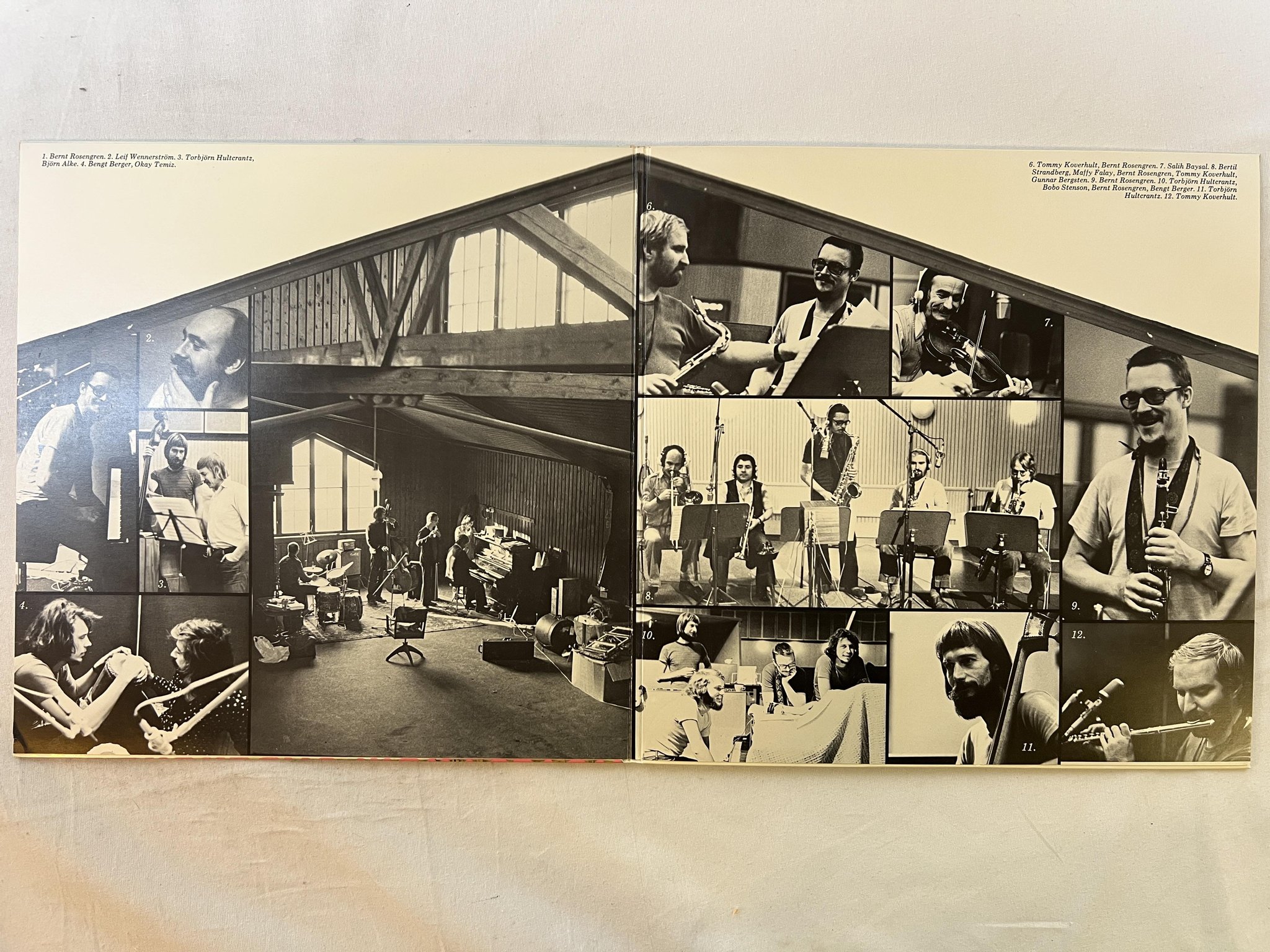 Omslagsbild för skivan BERNT ROSENGREN notes from underground 2xLP -74 HARVEST 4E 154-34958