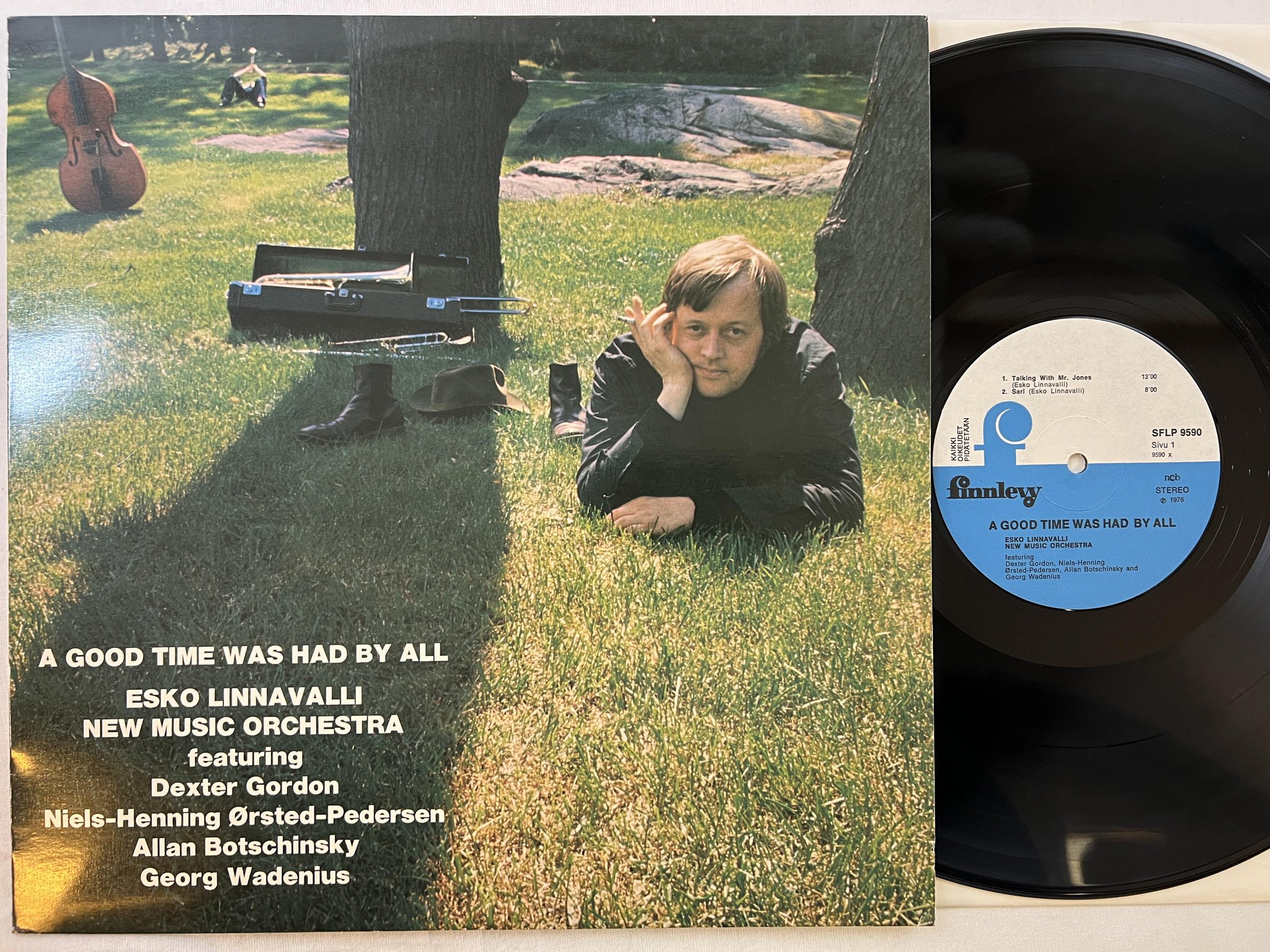 Omslagsbild för skivan ESKO LINNAVALLI a good time was had by all LP -76 Fin FINNLEVY SFLP 9590