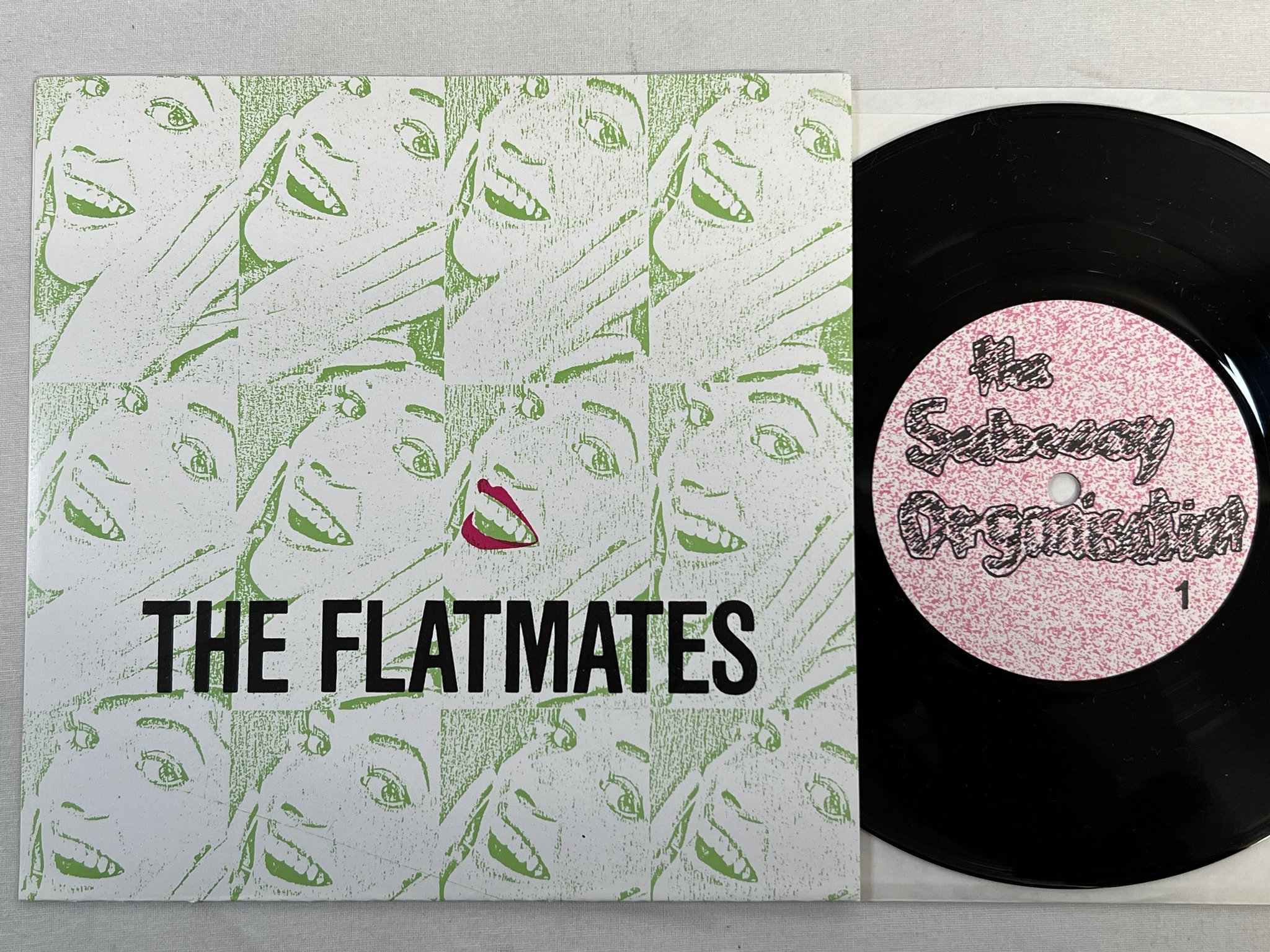 Omslagsbild för skivan THE FLATMATES I Could Be In Heaven 7" -86 UK SUBWAY 6 ** INDIE POP **
