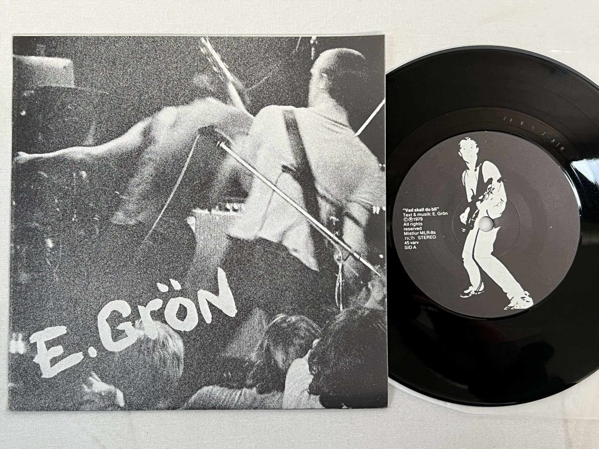 Omslagsbild för skivan EBBA GRÖN Totalpop 7" -79 Swe MISTLUR MLR-8s
