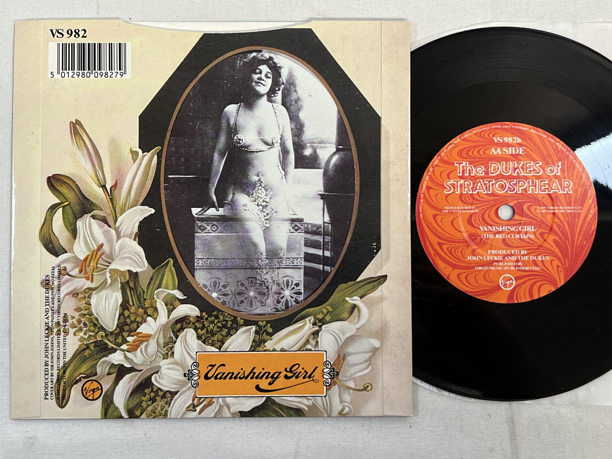 Omslagsbild för skivan THE DUKES OF STRATOSPHEAR You're A Good Man Albert Brown 7" -87 UK VIRGIN VS 982