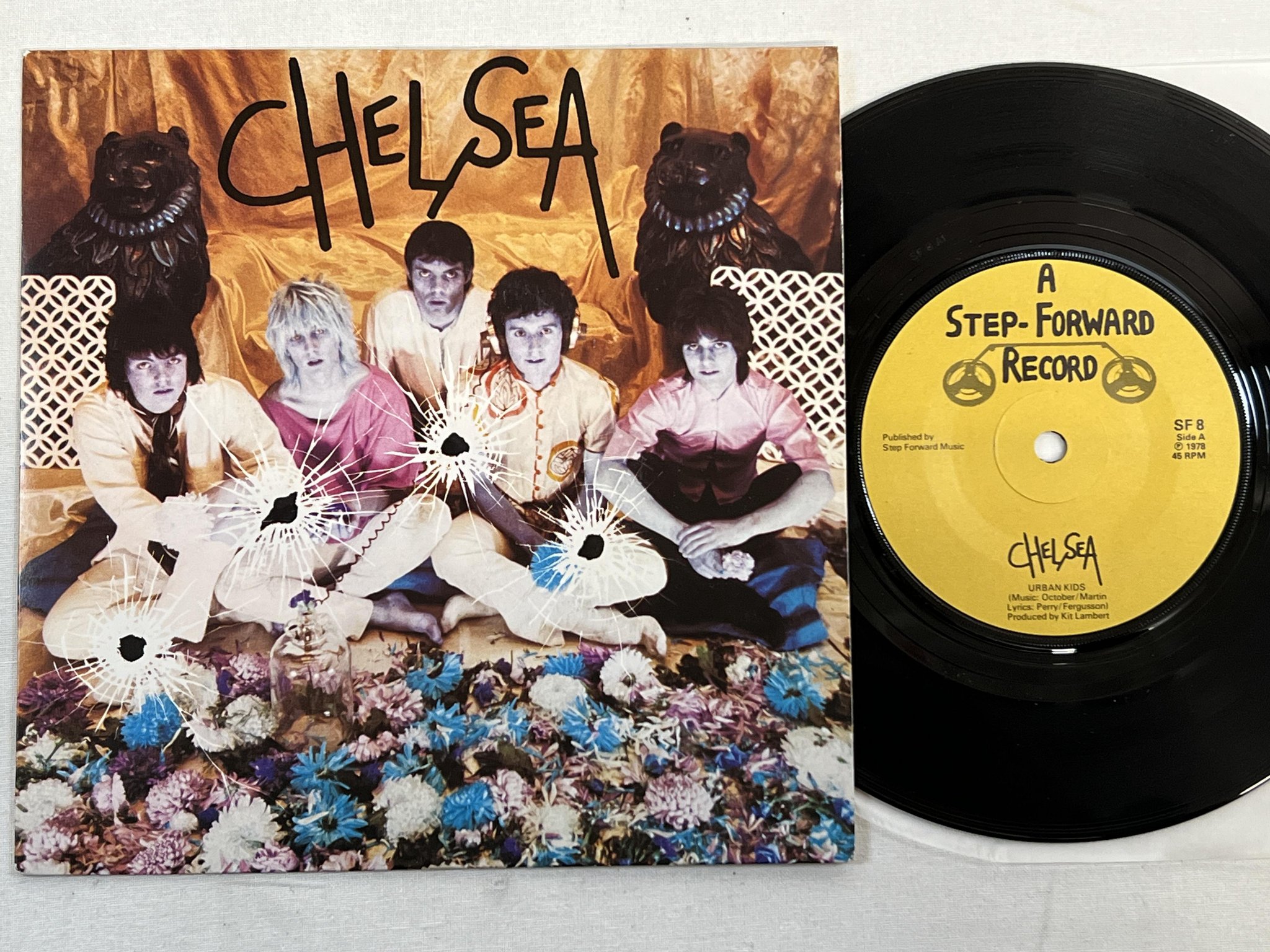 Omslagsbild för skivan CHELSEA urban kids 7" -78 UK STEP-FORWARD SF 8