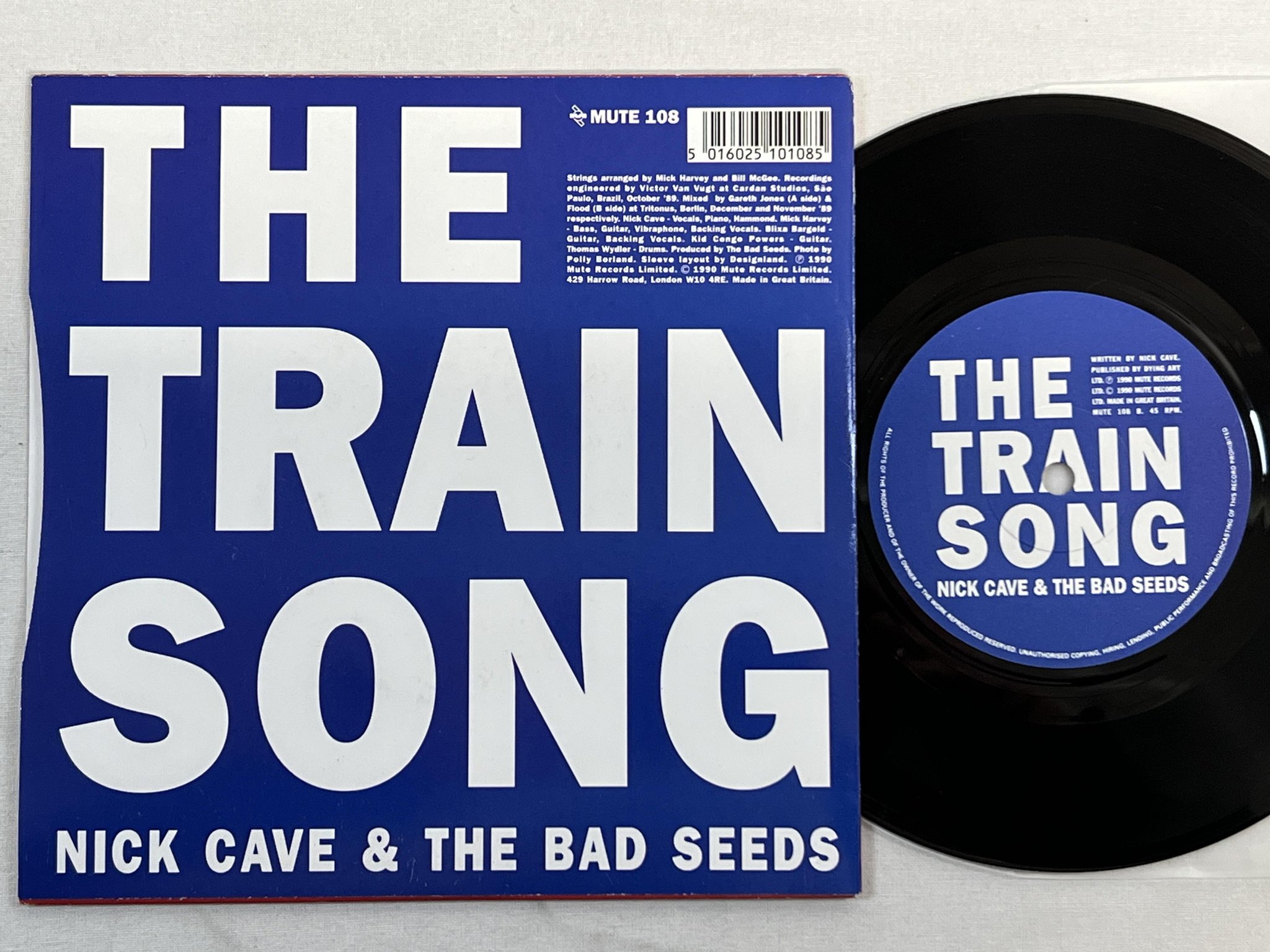 Omslagsbild för skivan NICK CAVE & THE BAD SEEDS The Ship Song 7" -90 MUTE 108