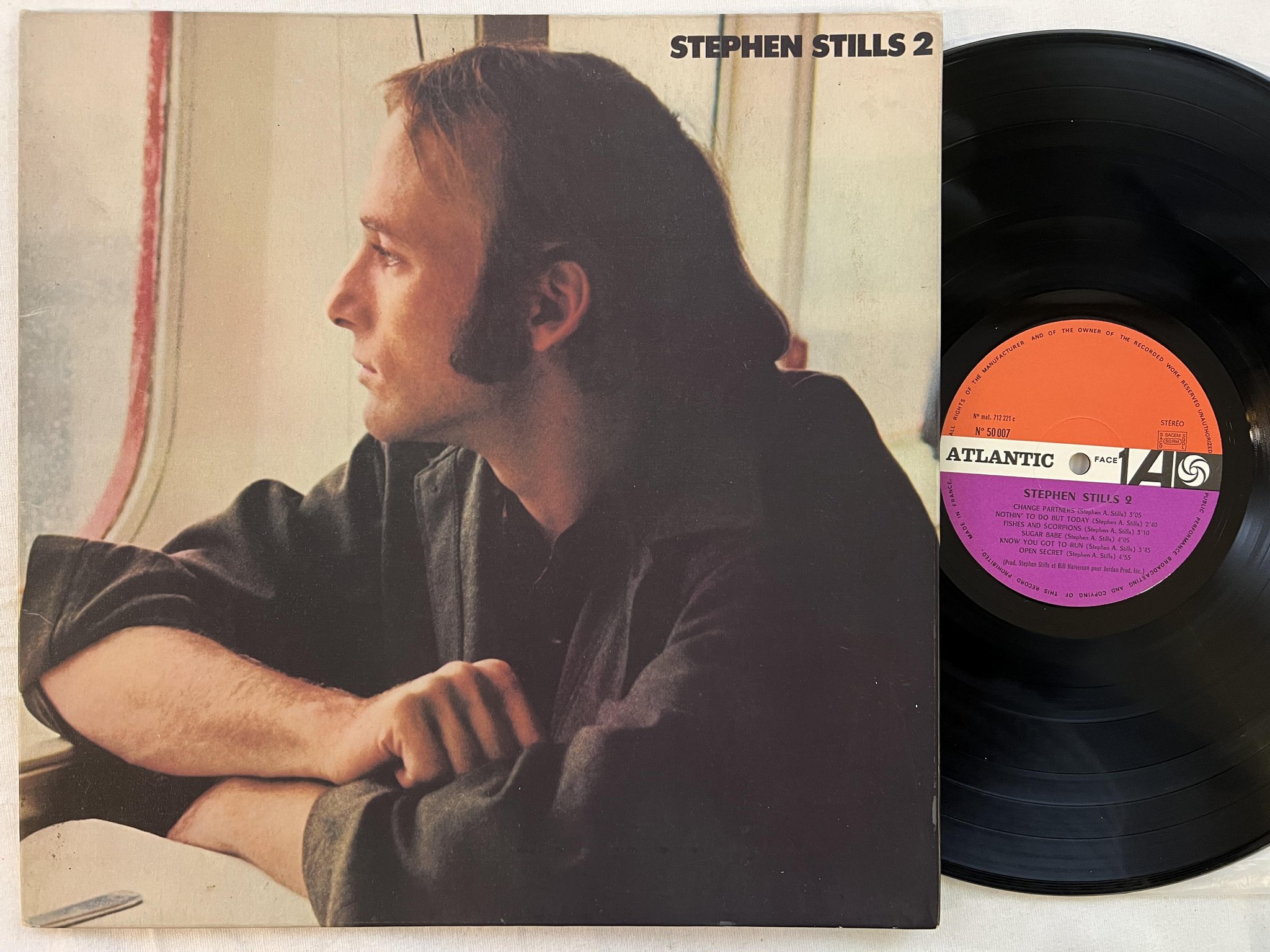 Omslagsbild för skivan STEPHEN STILLS 2 LP -71 Fra ATLANTIC 50007