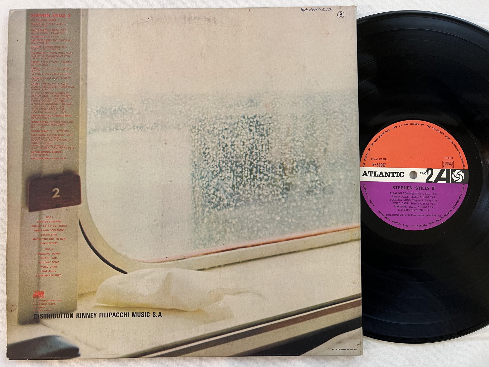 Omslagsbild för skivan STEPHEN STILLS 2 LP -71 Fra ATLANTIC 50007