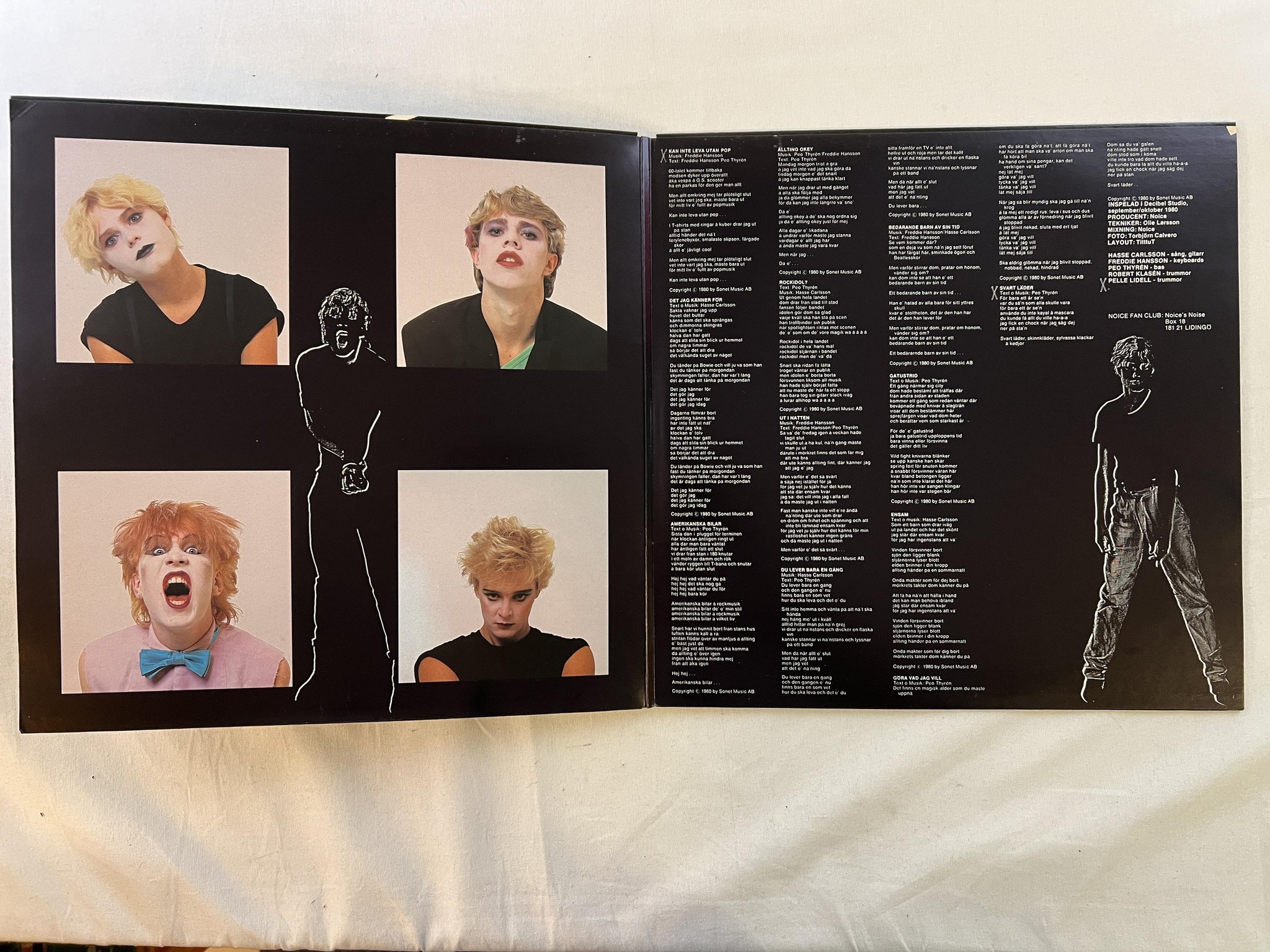 Omslagsbild för skivan NOICE bedårande barn av vår tid LP -80 SONET SLP 2673