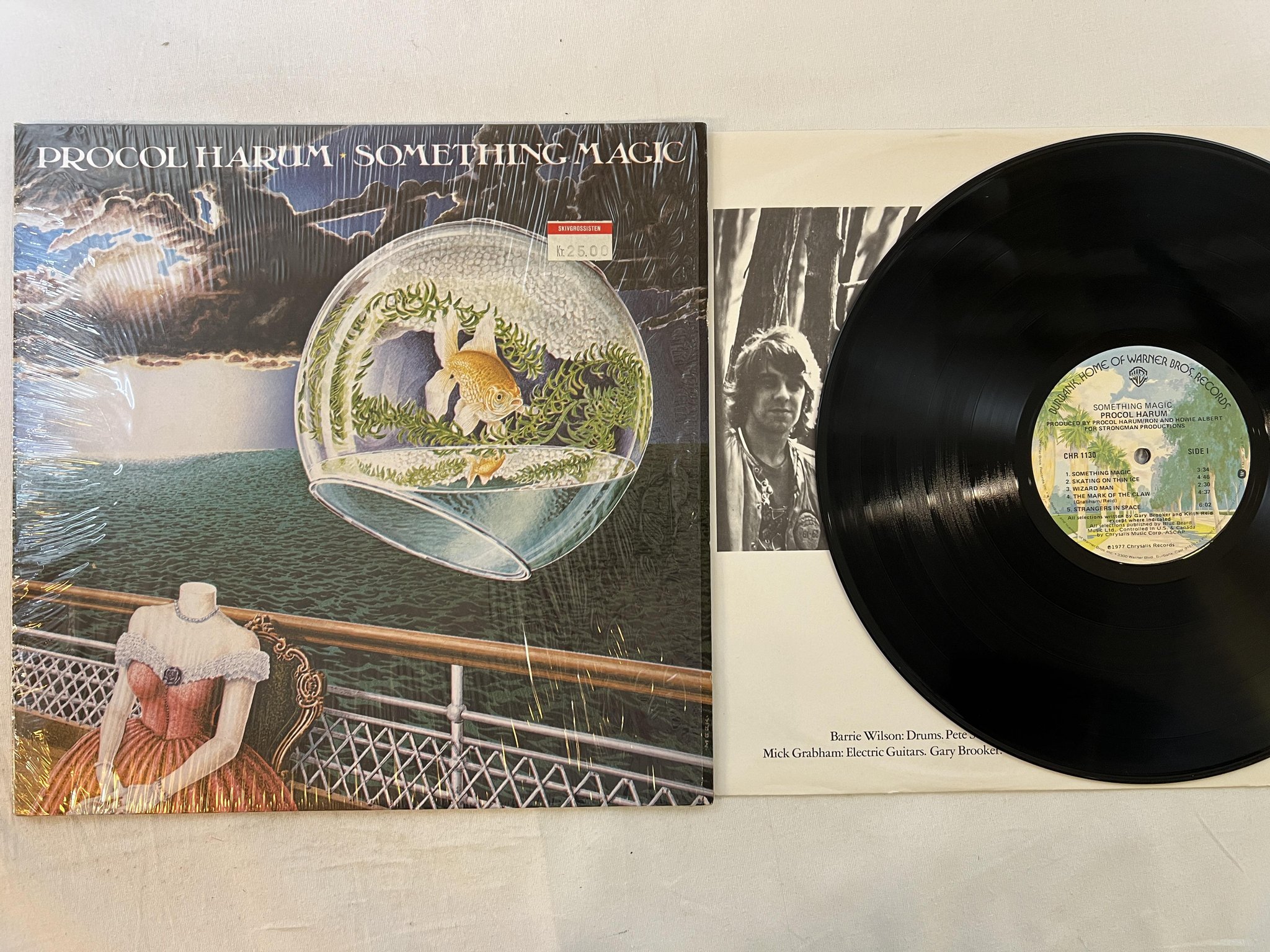 Omslagsbild för skivan PROCOL HARUM something magic LP -77 US WARNER CHR 1130