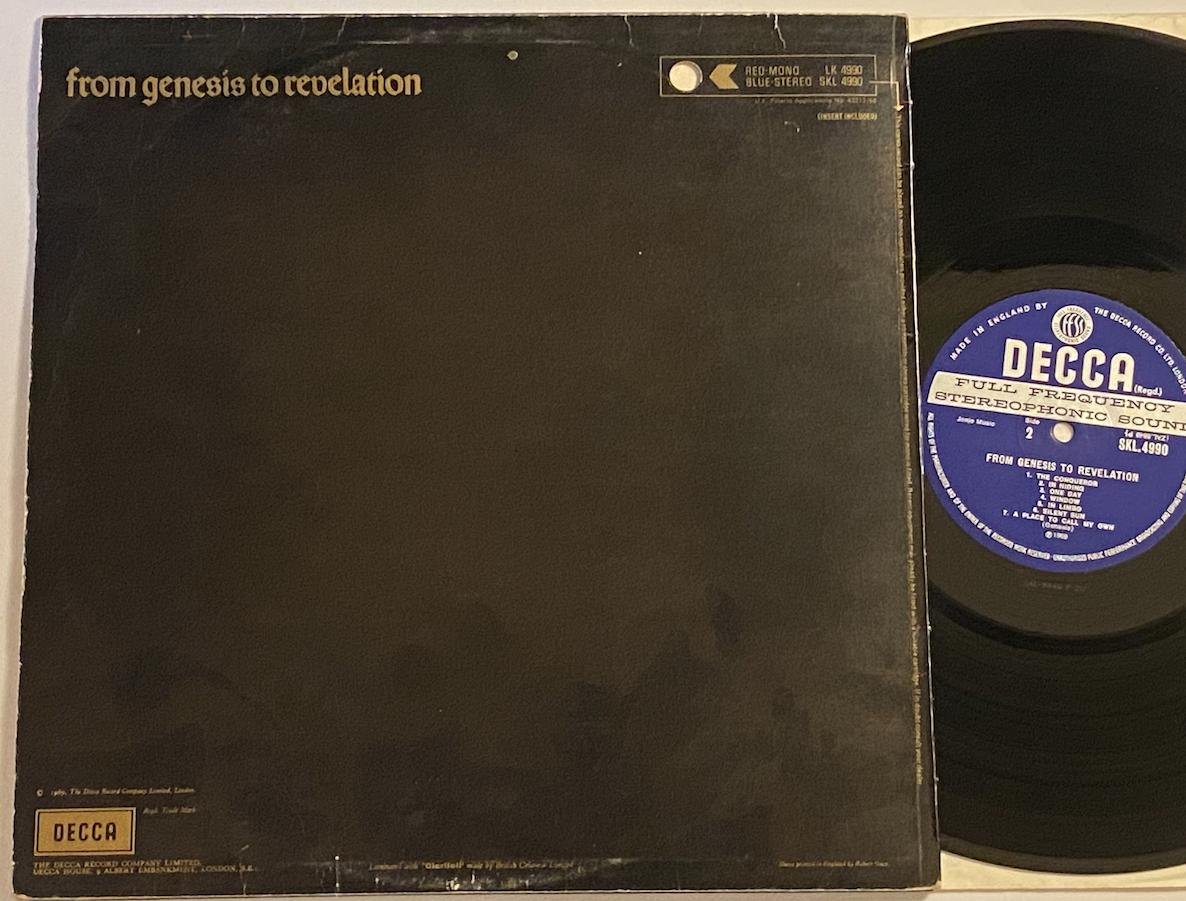 Omslagsbild för skivan GENESIS from genesis to revelation LP -69 UK DECCA SKL 4990 ** mega rare **