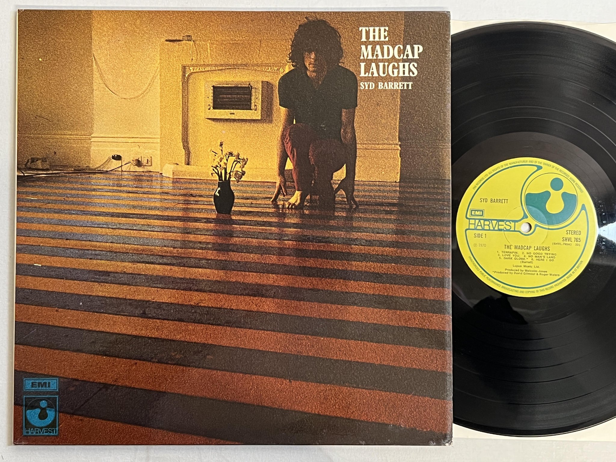 Omslagsbild för skivan SYD BARRETT the madcap laughs LP -70/74 UK HARVEST SHVL 765