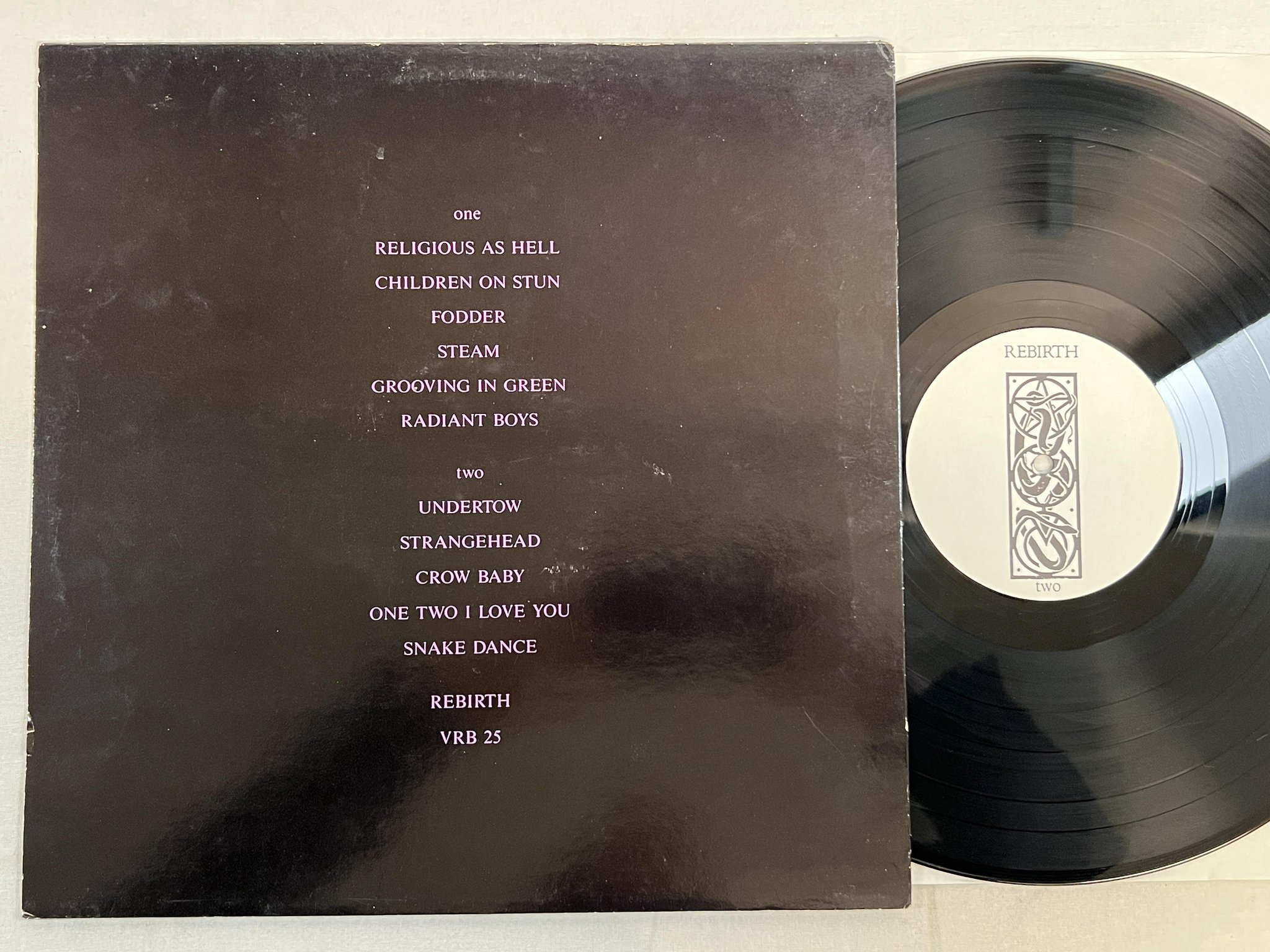 Omslagsbild för skivan THE MARCH VIOLETS Natural History LP -84 UK REBIRTH VRB25