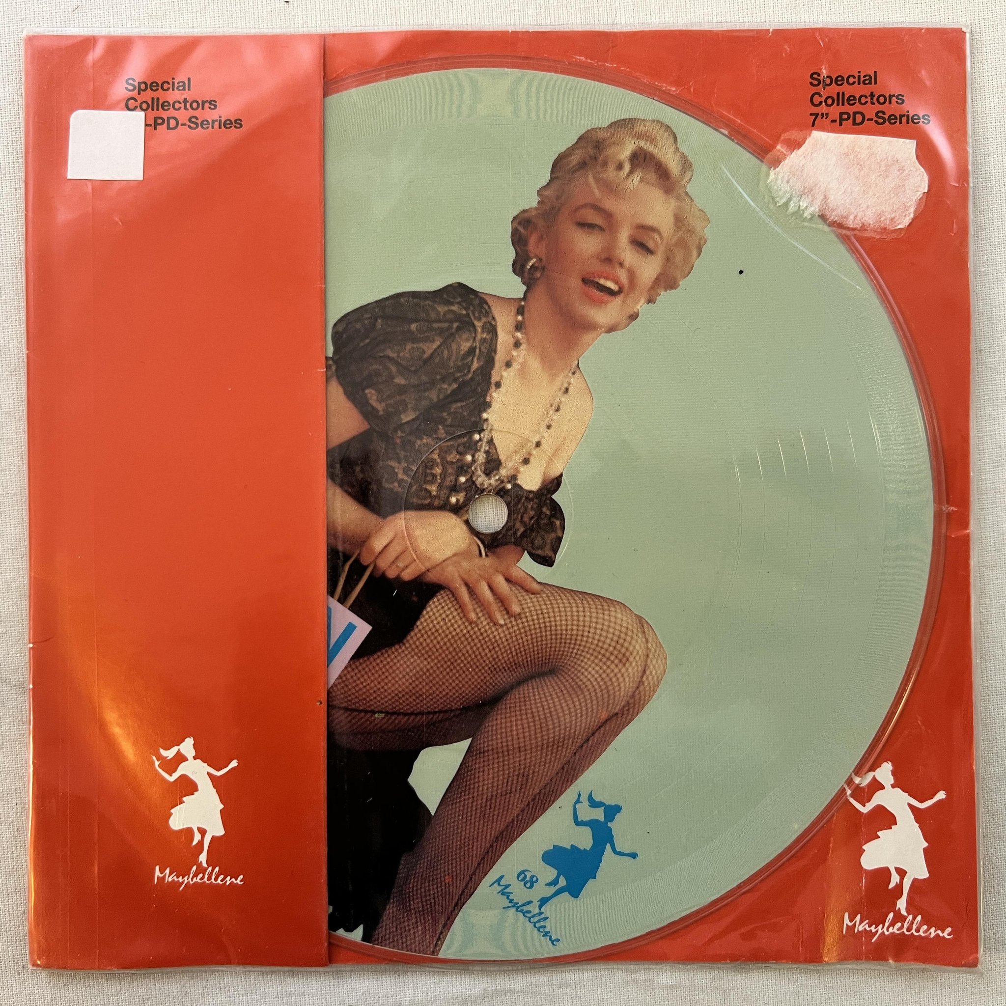 Omslagsbild för skivan 3 st Marilyn Monroe 7" picture discs
