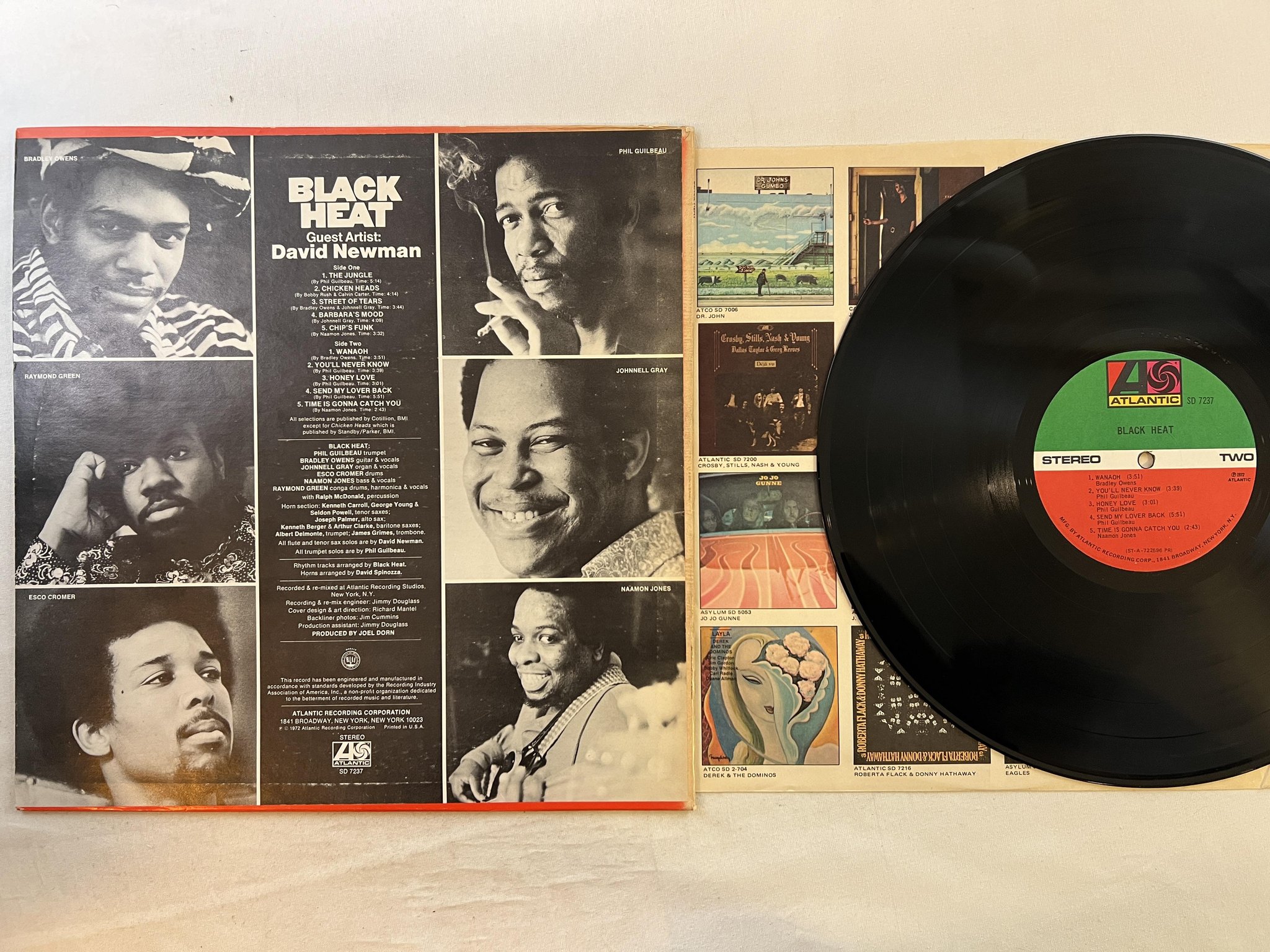 Omslagsbild för skivan BLACK HEAT s/t LP -72 US ATLANTIC SD 7237