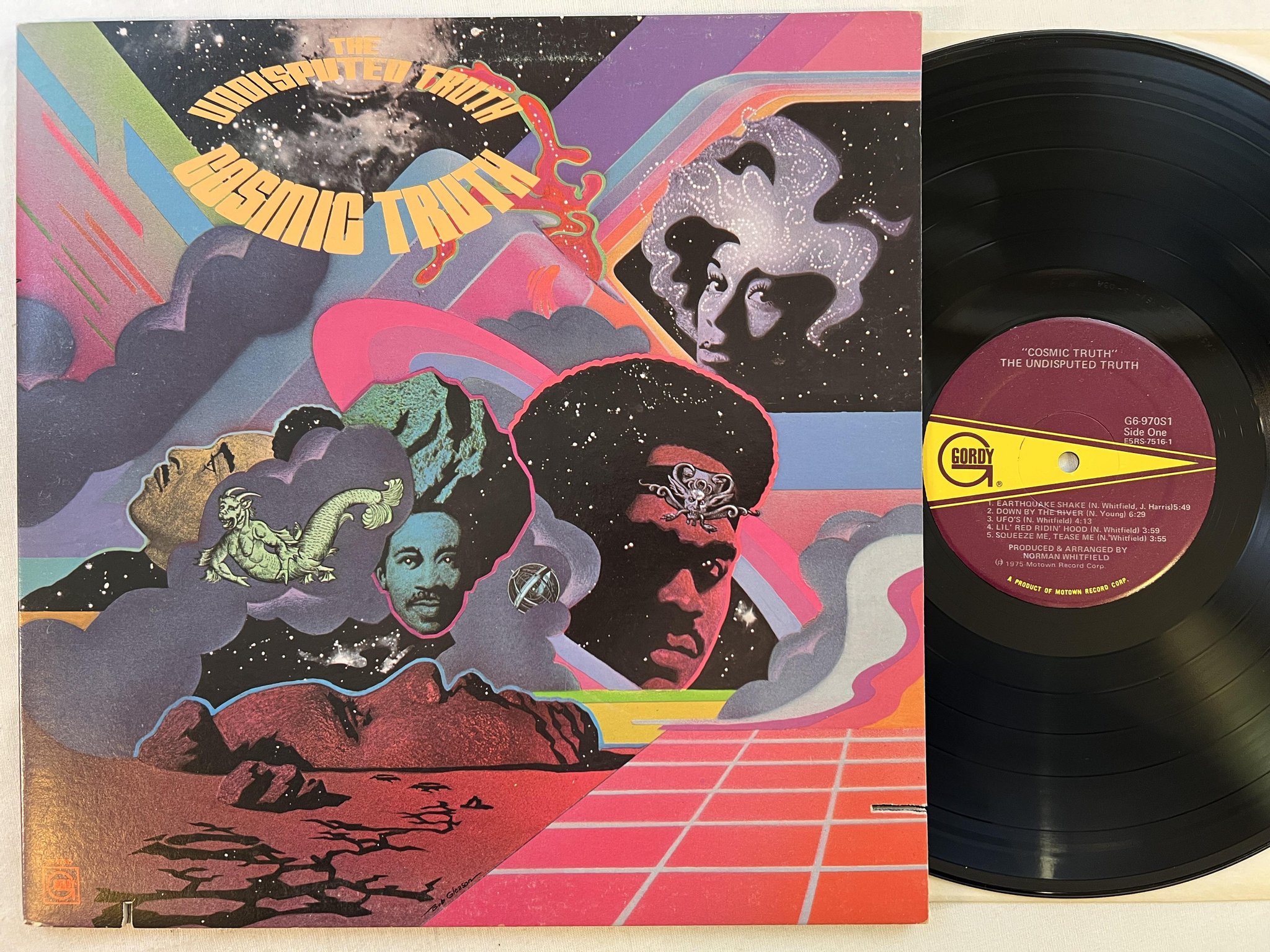 Omslagsbild för skivan THE UNDISPUTED TRUTH cosmic truth LP -75 US GORDY G6-970S1