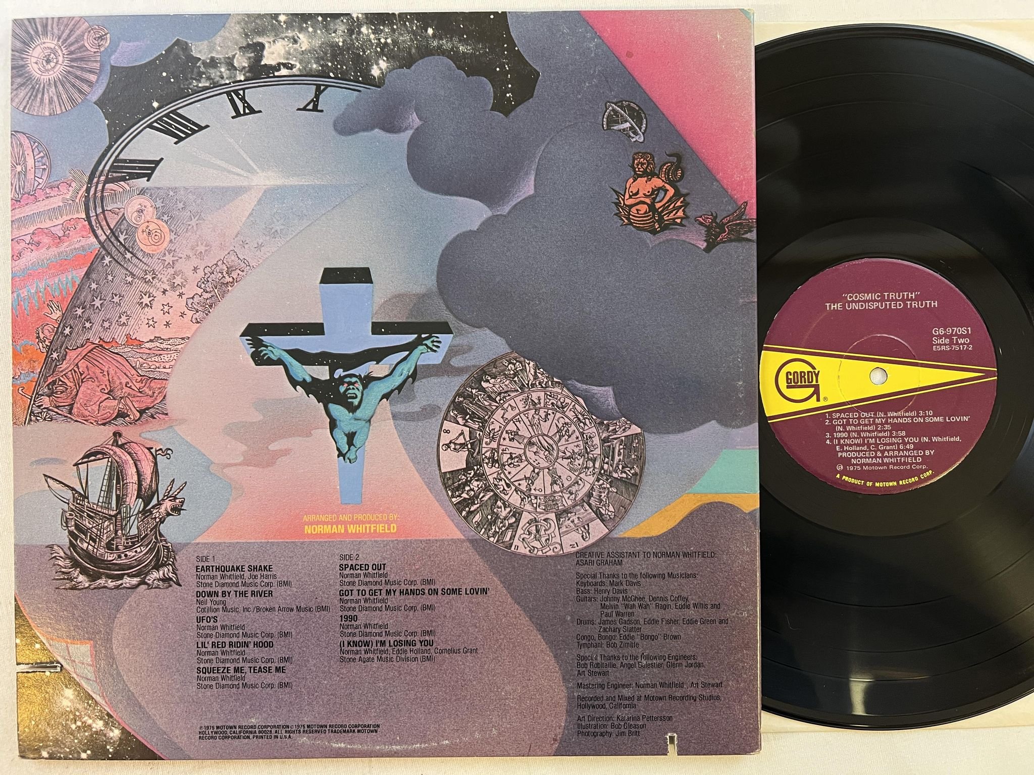 Omslagsbild för skivan THE UNDISPUTED TRUTH cosmic truth LP -75 US GORDY G6-970S1