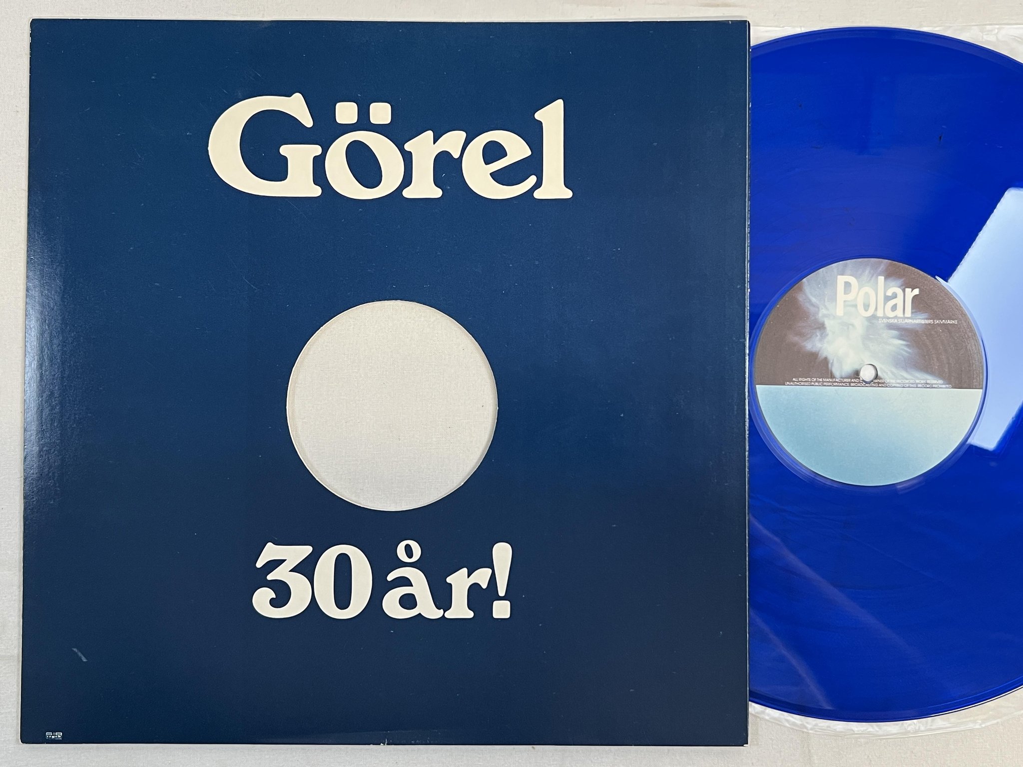 Omslagsbild för skivan ABBA & STIKKAN Sång Till Görel 12" -79 Swe POLAR JUB 30 *** MEGA MEGA RARE ***