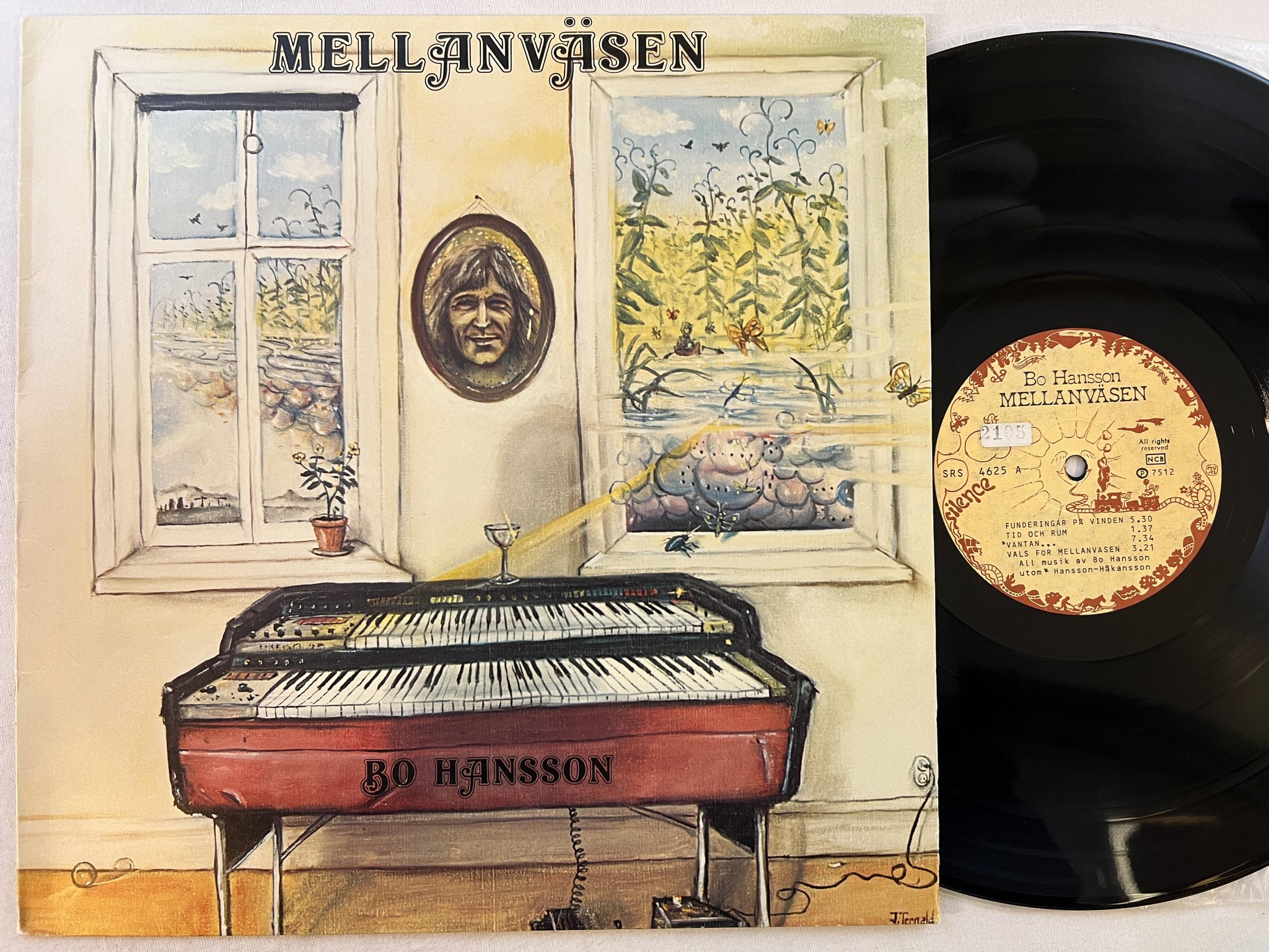 Omslagsbild för skivan BO HANSSON mellanväsen LP -75 Swe SILENCE SRS 4625