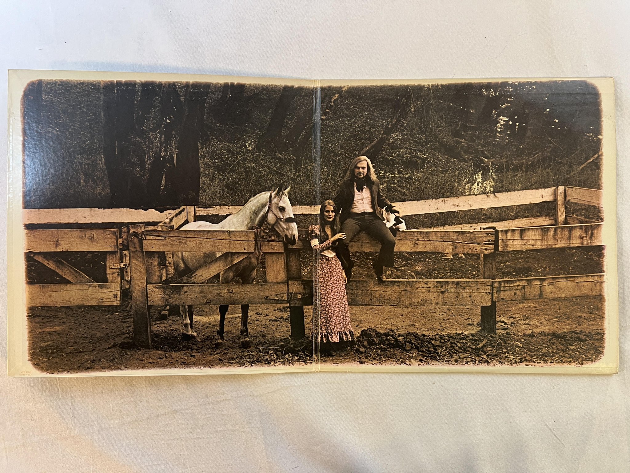 Omslagsbild för skivan VAN MORRSION tupelo honey LP -71 US WARNER BROS WS 1950 ** poster **