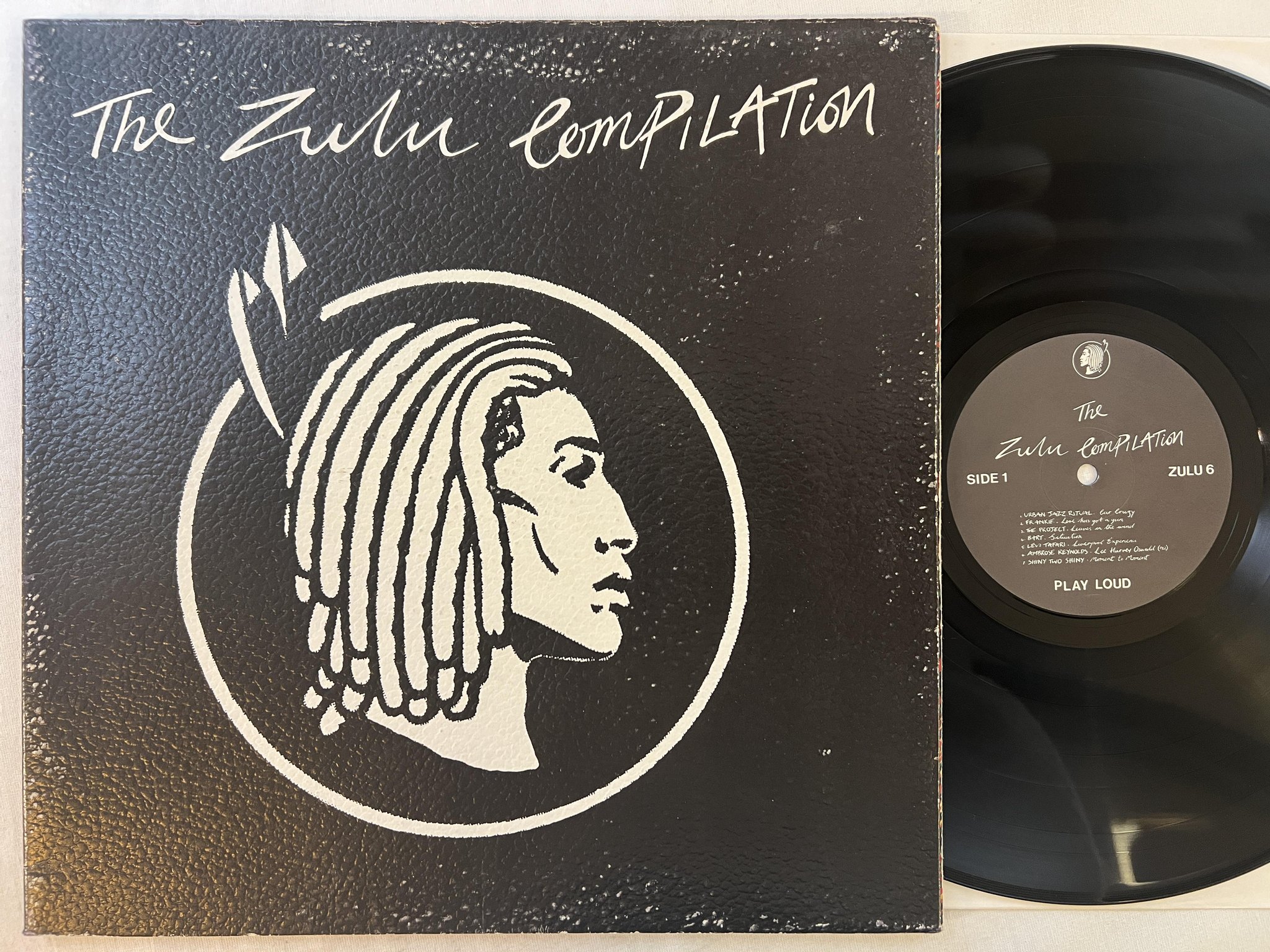Omslagsbild för skivan V/A The Zulu compilation LP -84 UK ZULU #6 leftfield / new wave