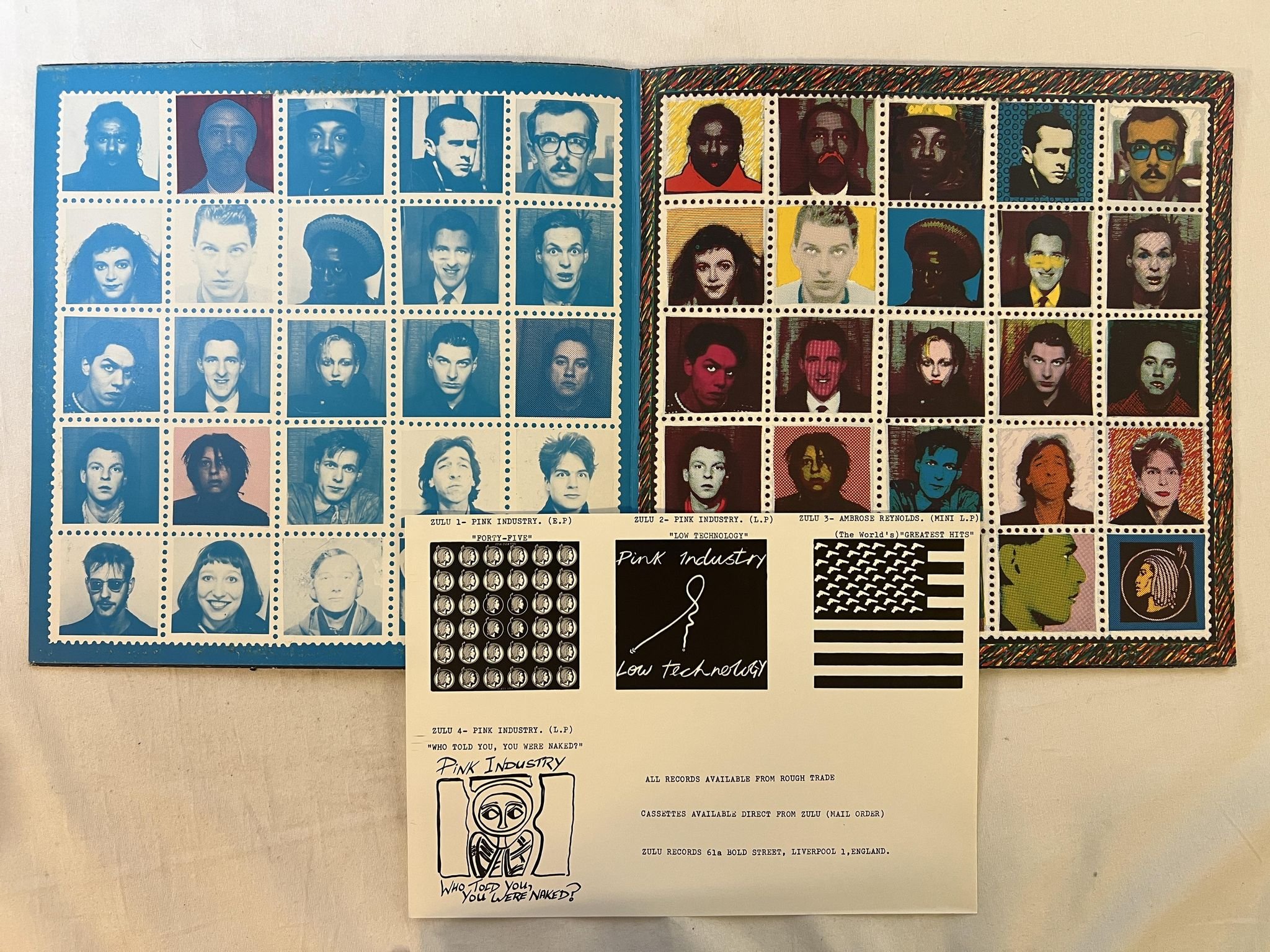 Omslagsbild för skivan V/A The Zulu compilation LP -84 UK ZULU #6 leftfield / new wave