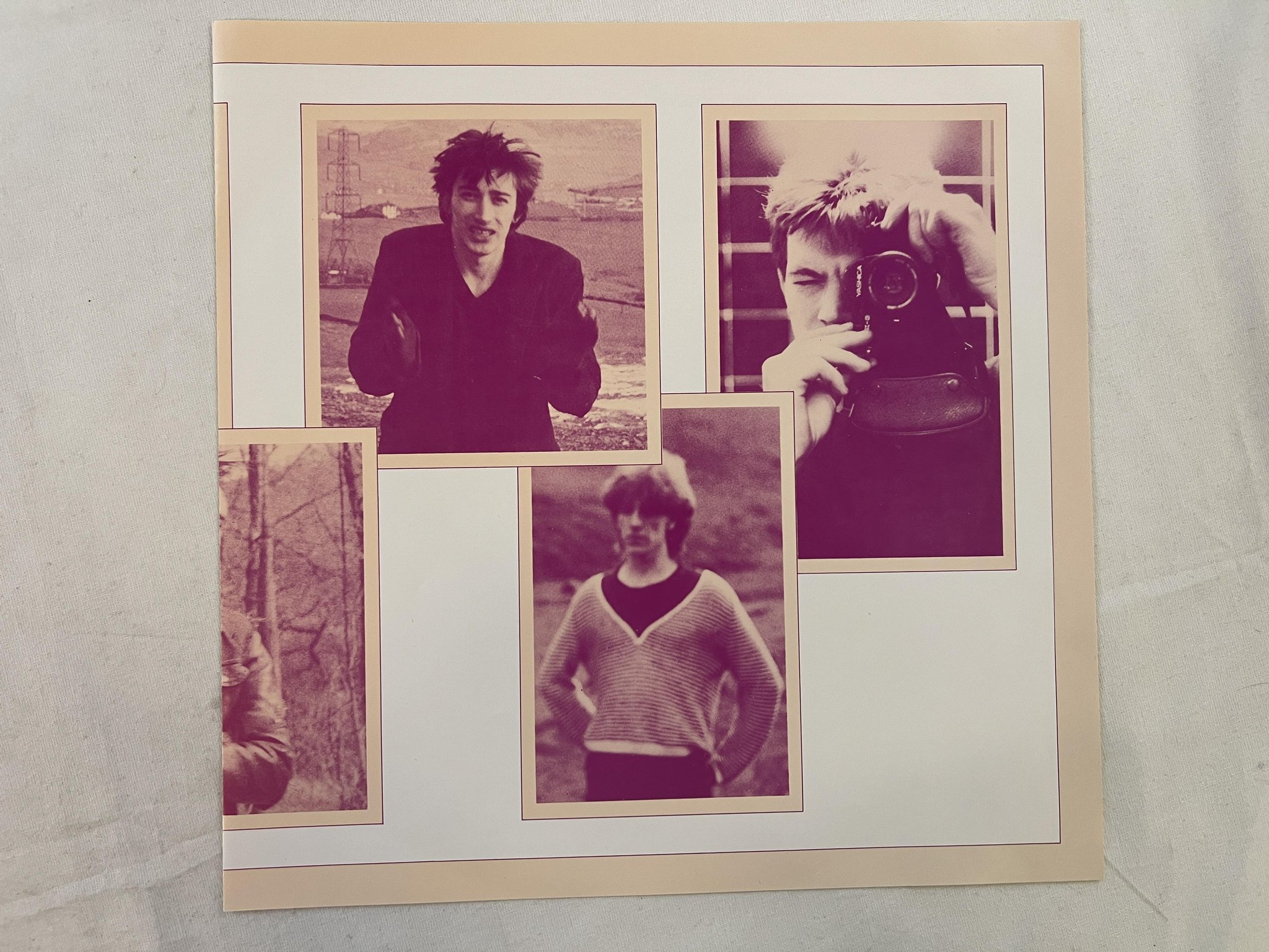 Omslagsbild för skivan THE CHAMELEONS script of the bridge LP -81 ncb STATIK STAT LP 17