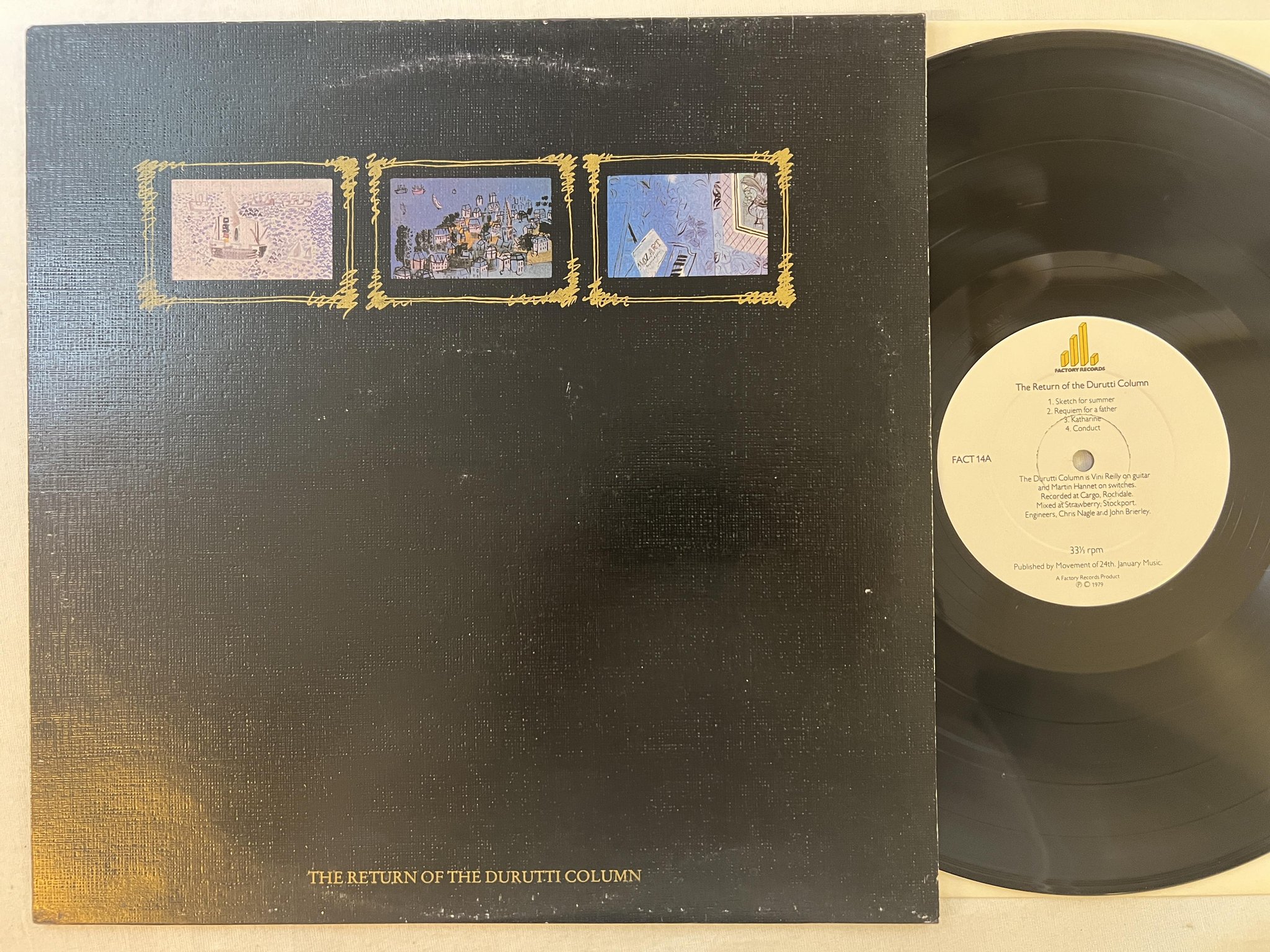 Omslagsbild för skivan THE DURUTTI COLUMN The Return Of The... LP -86 UK FACTORY FACT 14