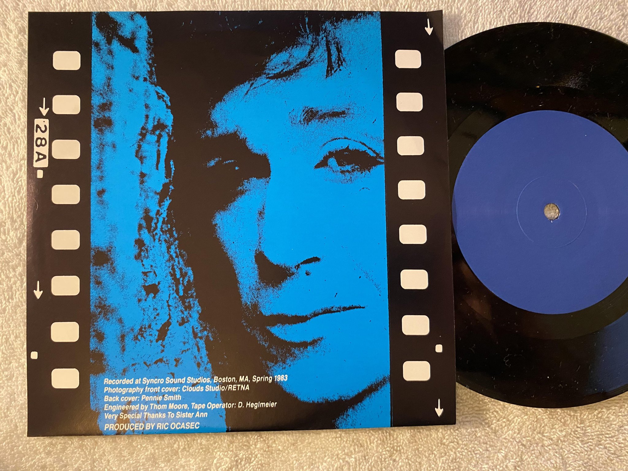 Omslagsbild för skivan IGGY POP fire engine / warrior tribe 7"single