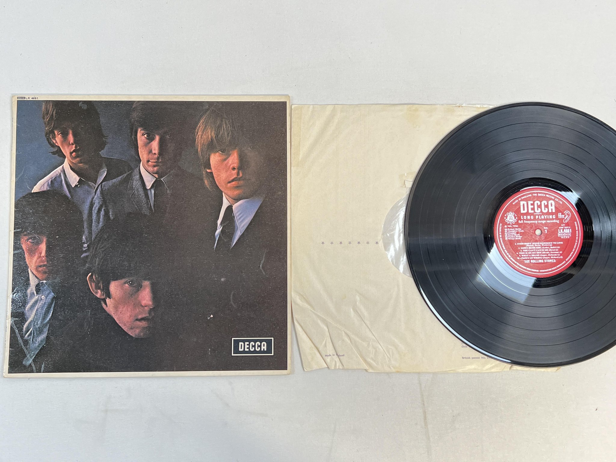 Omslagsbild för skivan ROLLING STONES No. 2 LP UK DECCA mono LK 4661