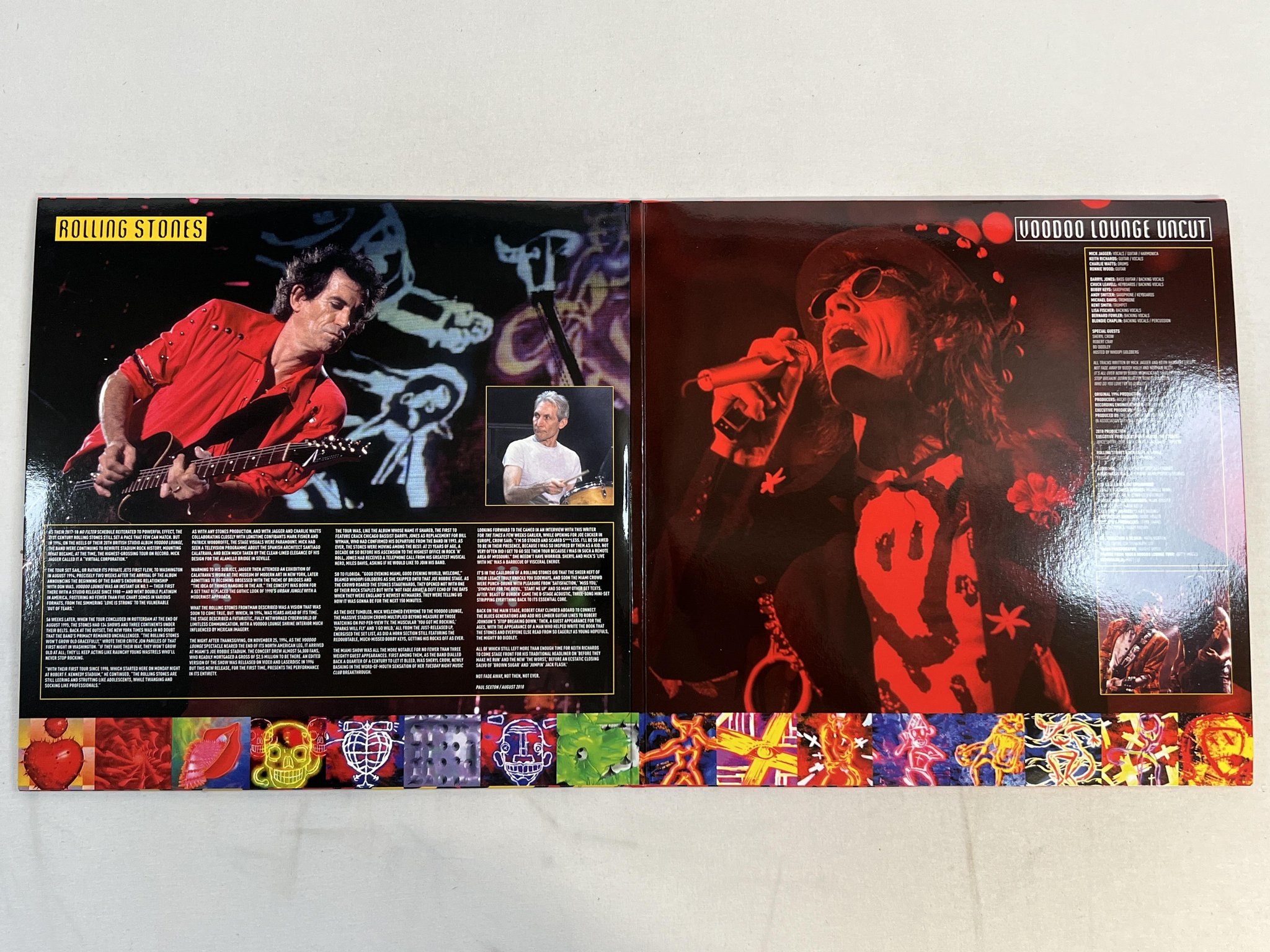 Omslagsbild för skivan ROLLING STONES Voodoo Lounge Uncut 3xLP 2018 EAGLP691