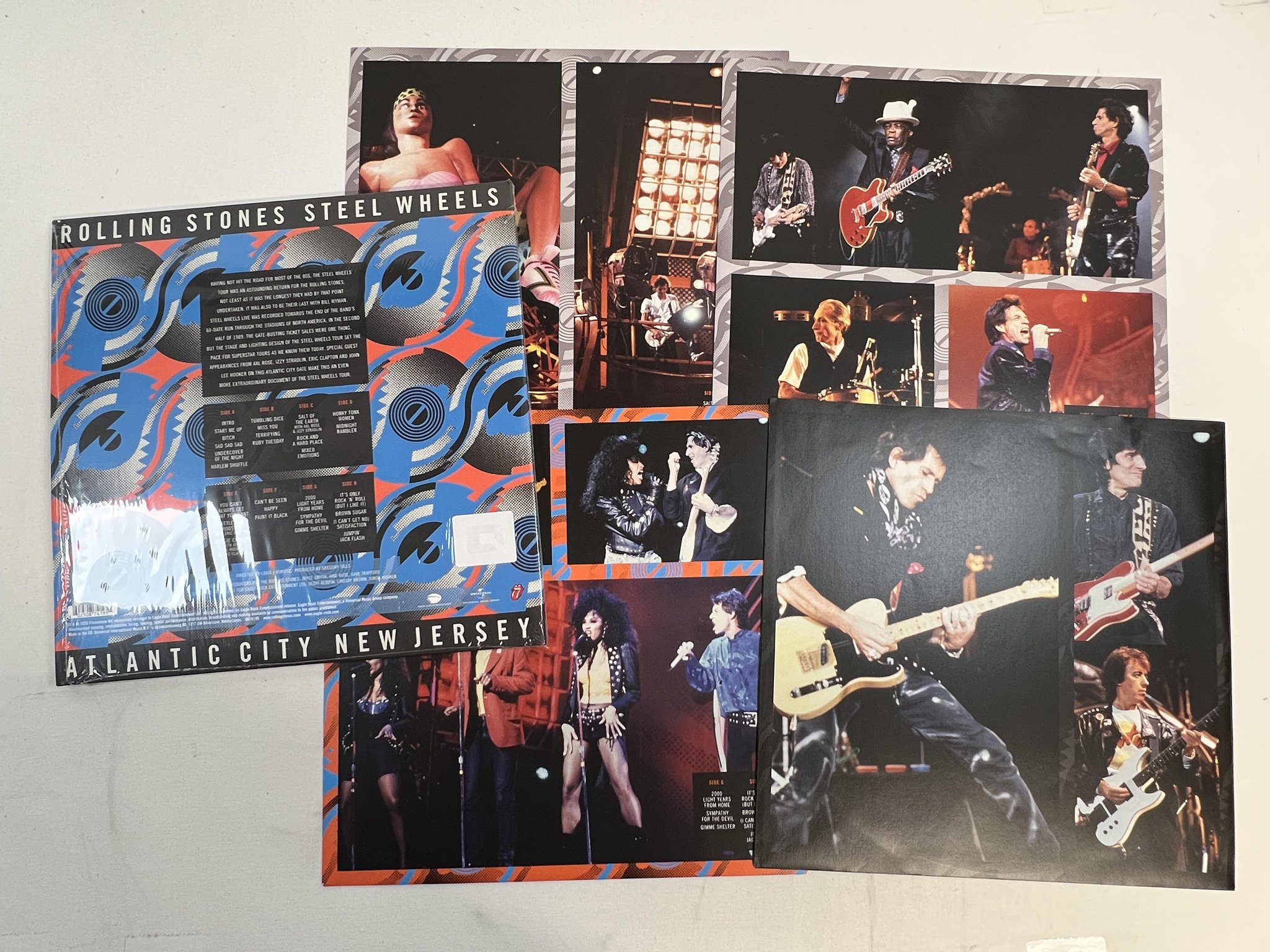 Omslagsbild för skivan ROLLING STONES Steel Wheels Live Atlantic City 4xLP 2020 UNIVERSAL 0874195