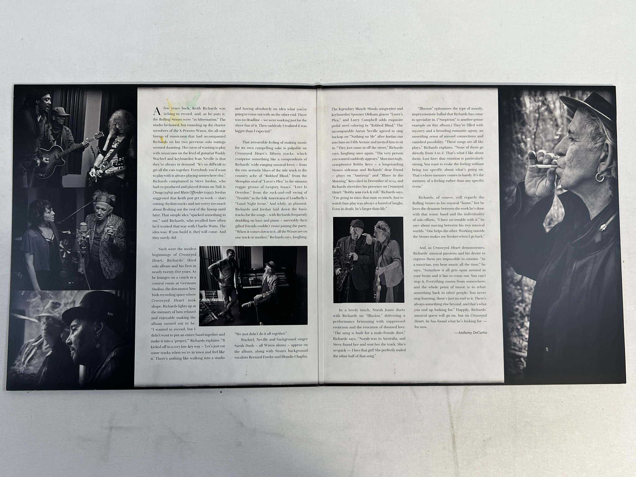 Omslagsbild för skivan KEITH RICHARDS Crosseyed Heart 2xLP 2015 Hol MINDLESS 602547393968