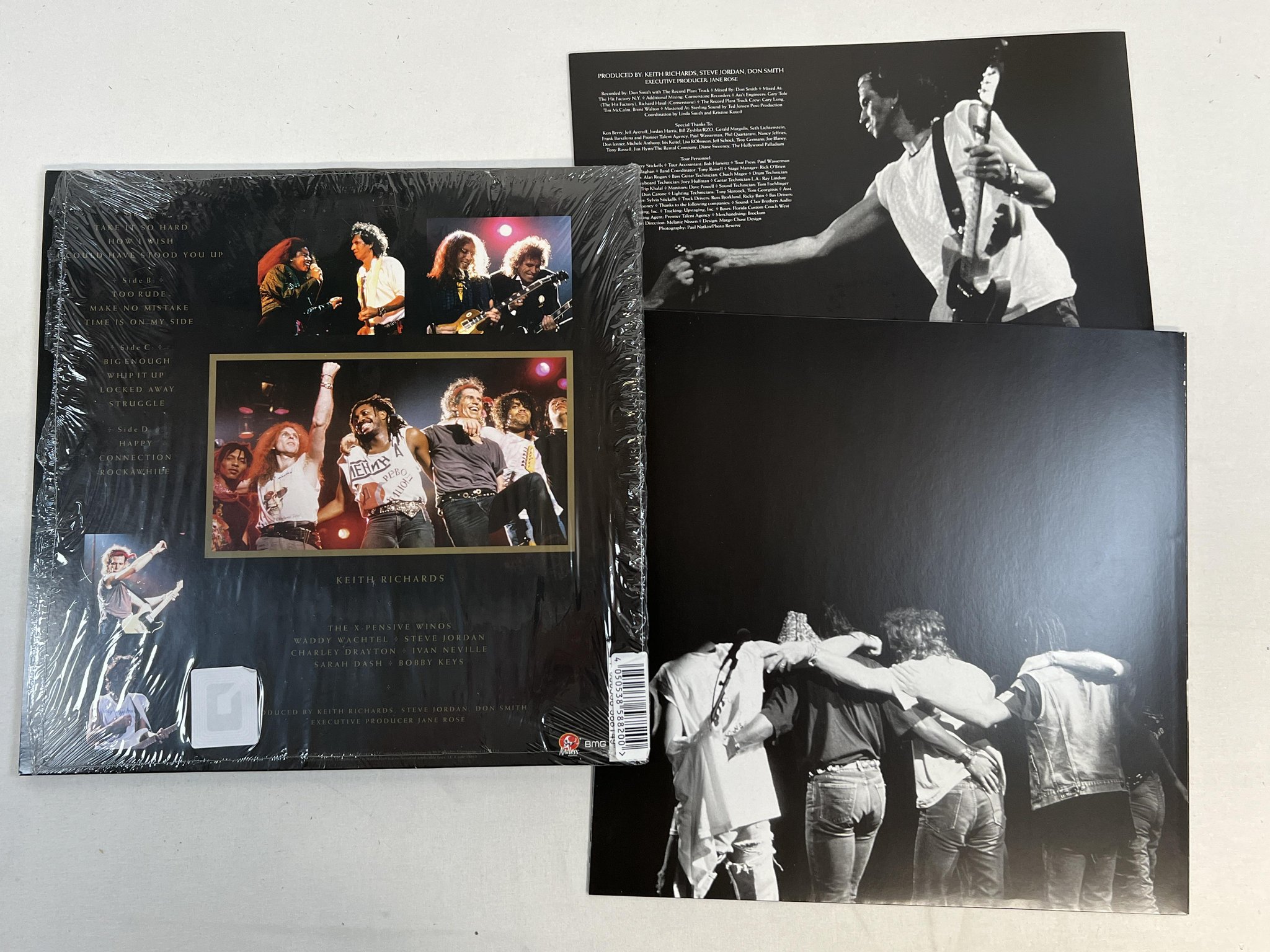 Omslagsbild för skivan KEITH RICHARDS AND THE X-PENSIVE WINOS 2xLP 2020 BMG ** RED VINYL **