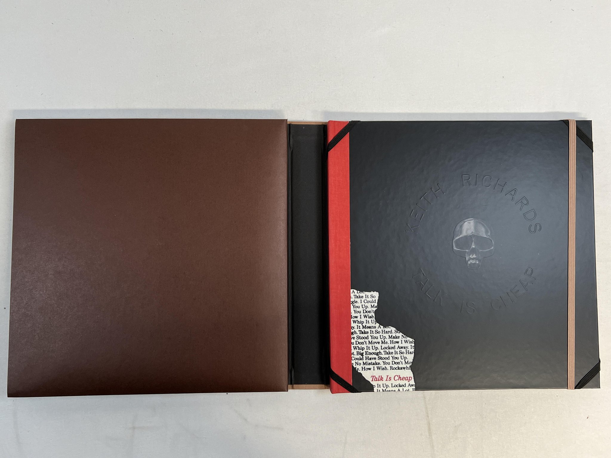 Omslagsbild för skivan KEITH RICHARDS talk is cheap BOX SET 2019 BMGCAT322DBOX