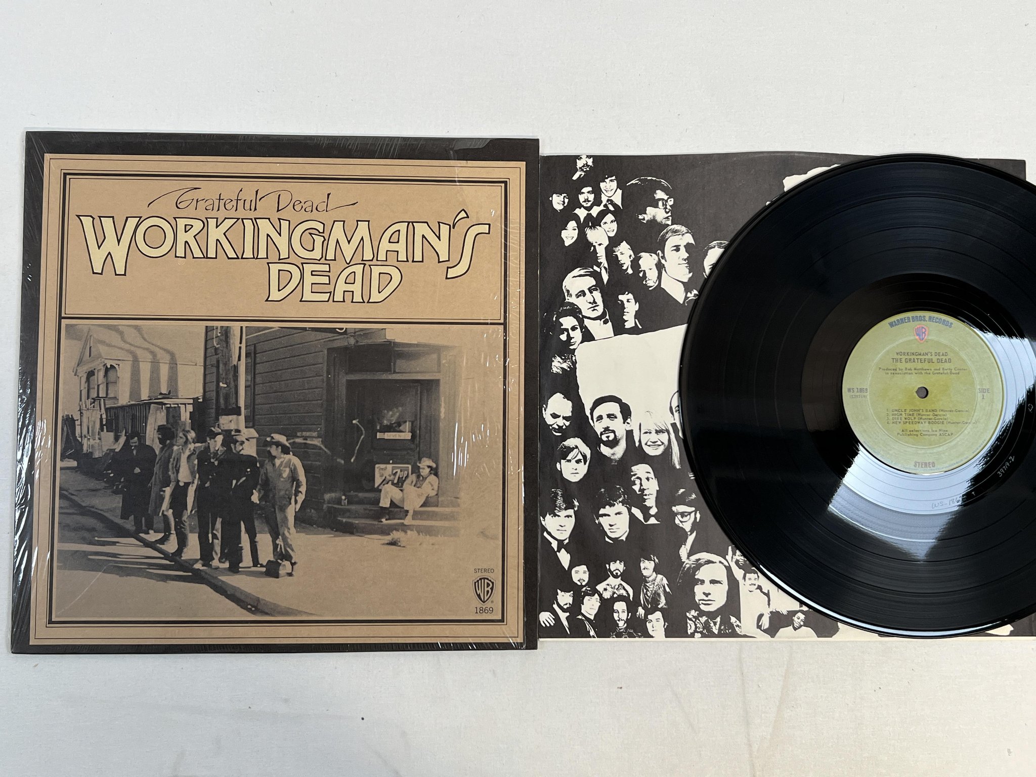 Omslagsbild för skivan GRATEFUL DEAD workingman's dead LP US WARNER BROS WS 1869 ** Terre Haute **