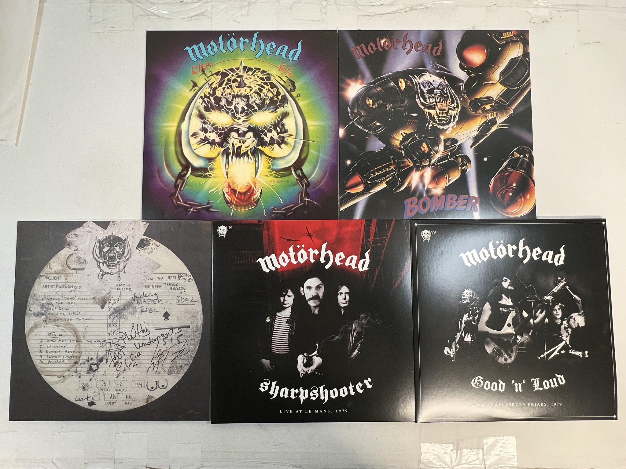 Omslagsbild för skivan MOTORHEAD 1979 BOX SET 2019 BMGCAT380BOX *** massive ***