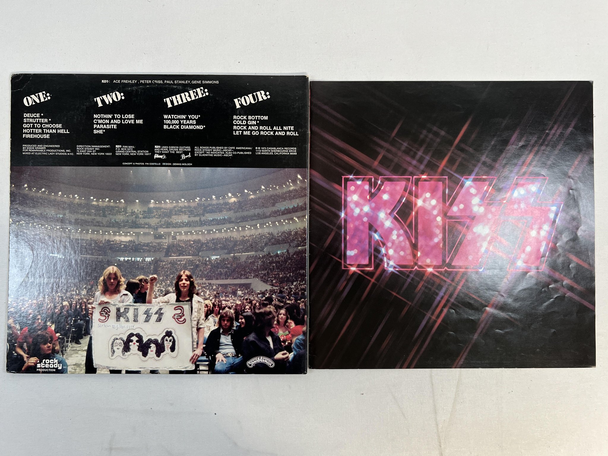Omslagsbild för skivan KISS alive 2xLP -75 US CASABLANCA NBLP 7020-798