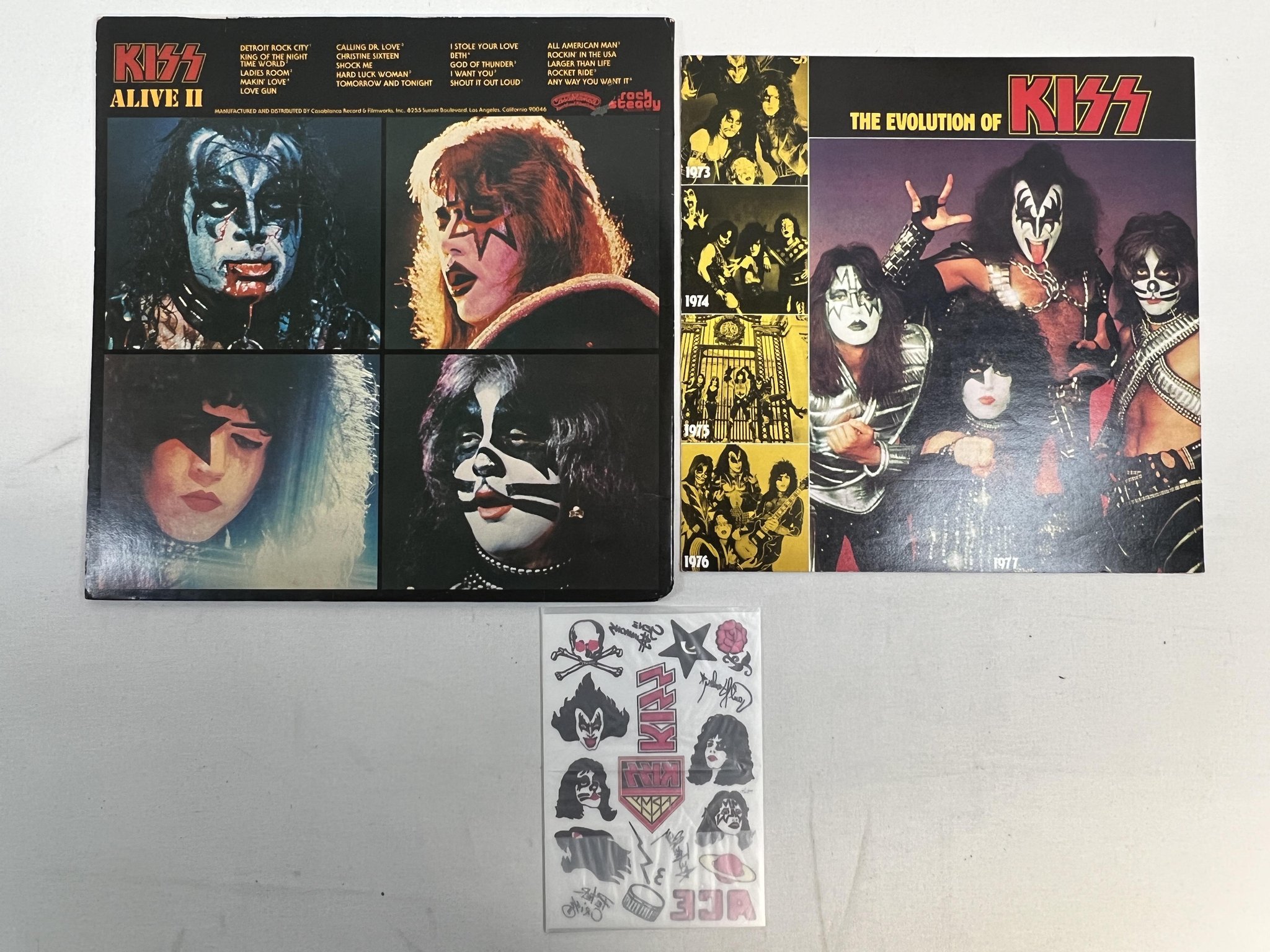 Omslagsbild för skivan KISS alive II 2xLP -77 US CASABLANCA NBLP 7076 *** COMPLETE !! WOW !!! ***