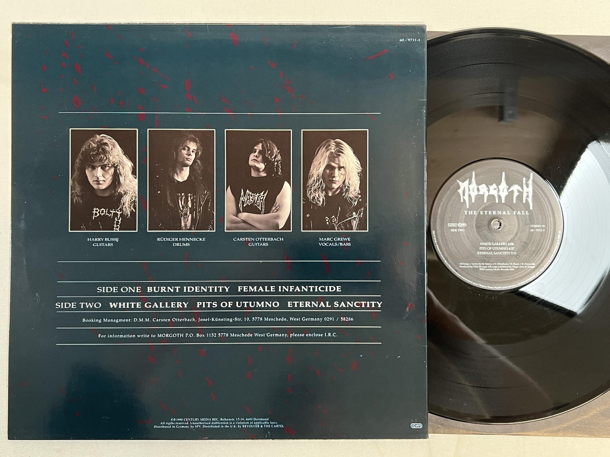 Omslagsbild för skivan MORGOTH The Eternal Fall LP -90 Ger CENTURY MEDIA 60-9711-1
