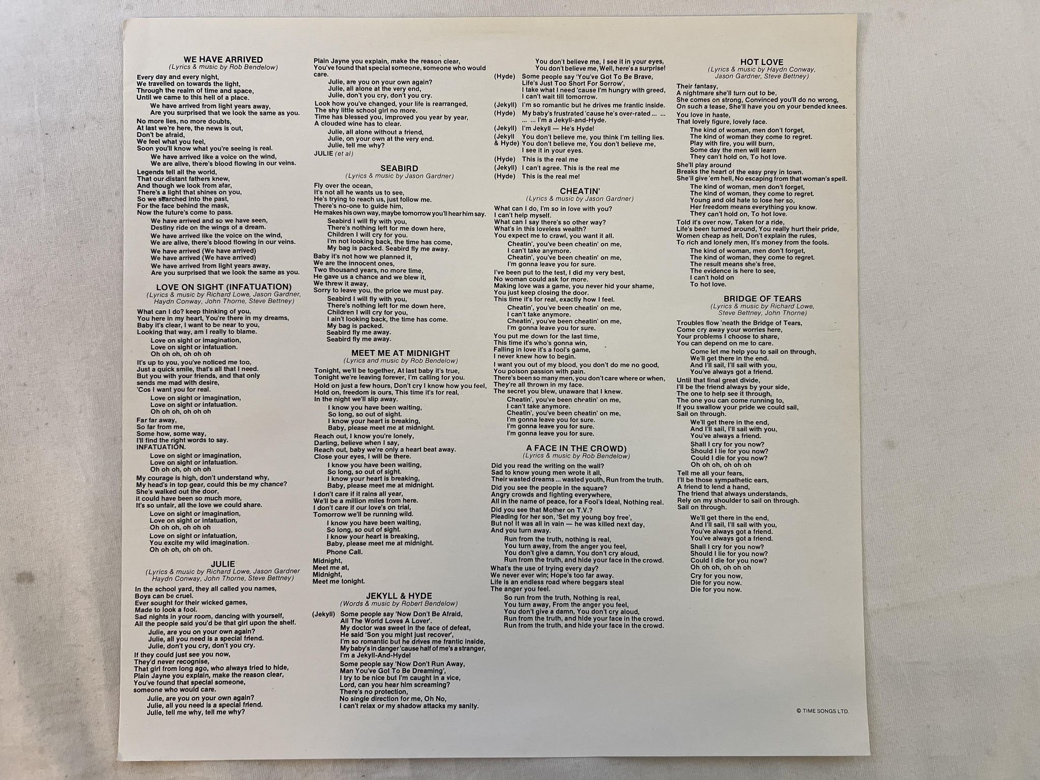 Omslagsbild för skivan SARACEN change of heart LP -84 NEAT RECORDS NEAT 1016