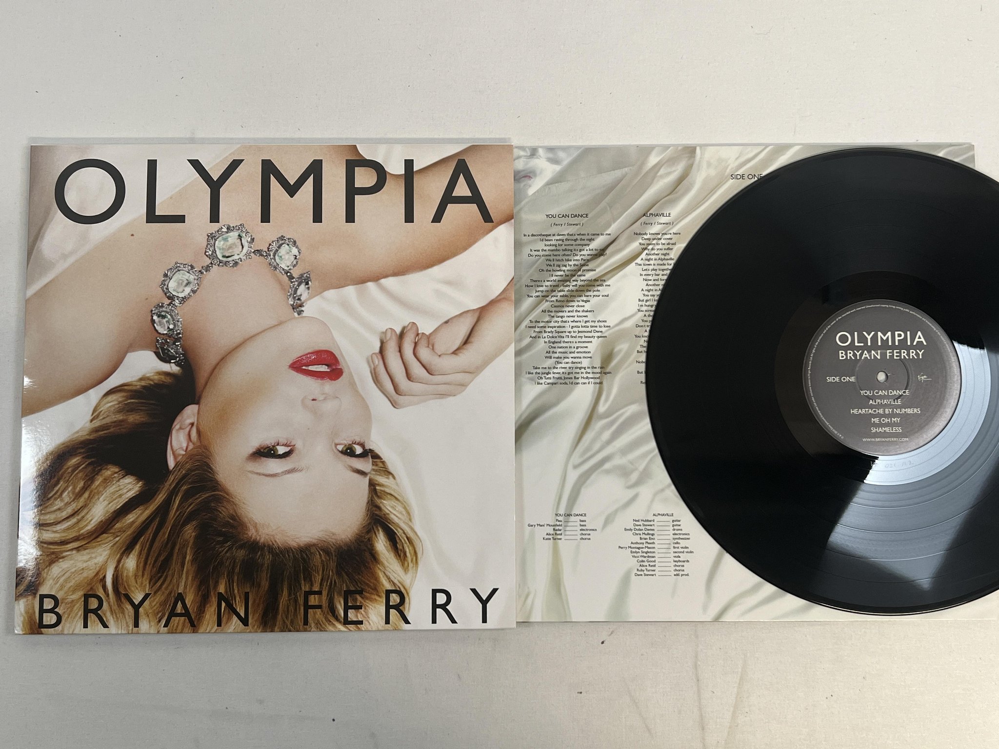 Omslagsbild för skivan BRYAN FERRY olympia LP 2010 EU VIRGIN VF021 *** mega rare 200 gram deluxe ***