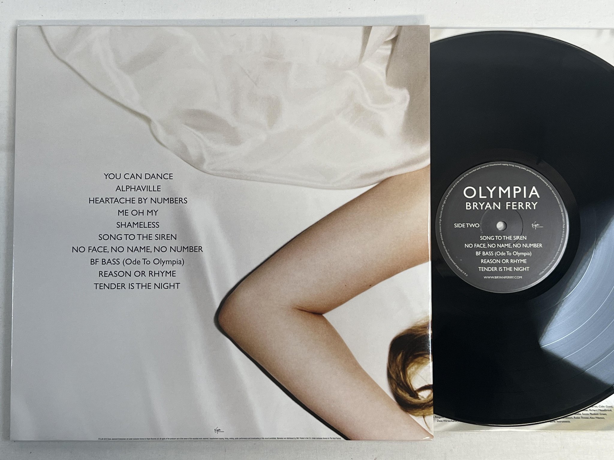 Omslagsbild för skivan BRYAN FERRY olympia LP 2010 EU VIRGIN VF021 *** mega rare 200 gram deluxe ***