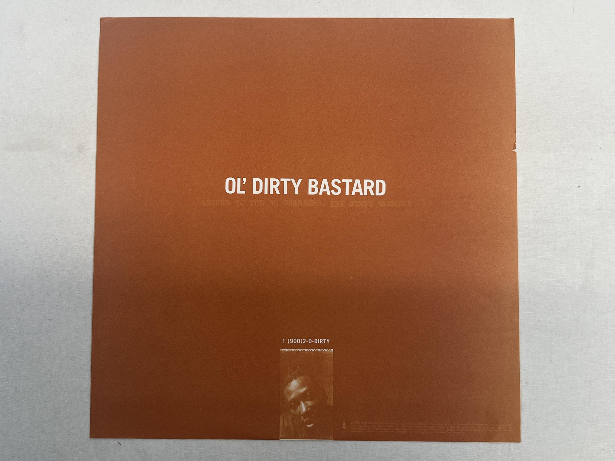 Omslagsbild för skivan OL' DIRTY BASTARD return of the 36 chambers 2xLP -95 US ELEKTRA 61659-1 * RARE *
