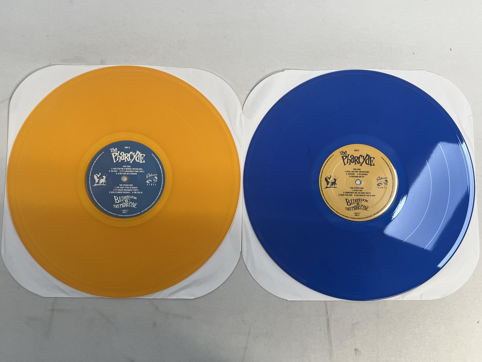 Omslagsbild för skivan PHARCYDE Bizarre Ride II The Pharcyde 2xLP -92 US delicious 14221-1 ** RARE **