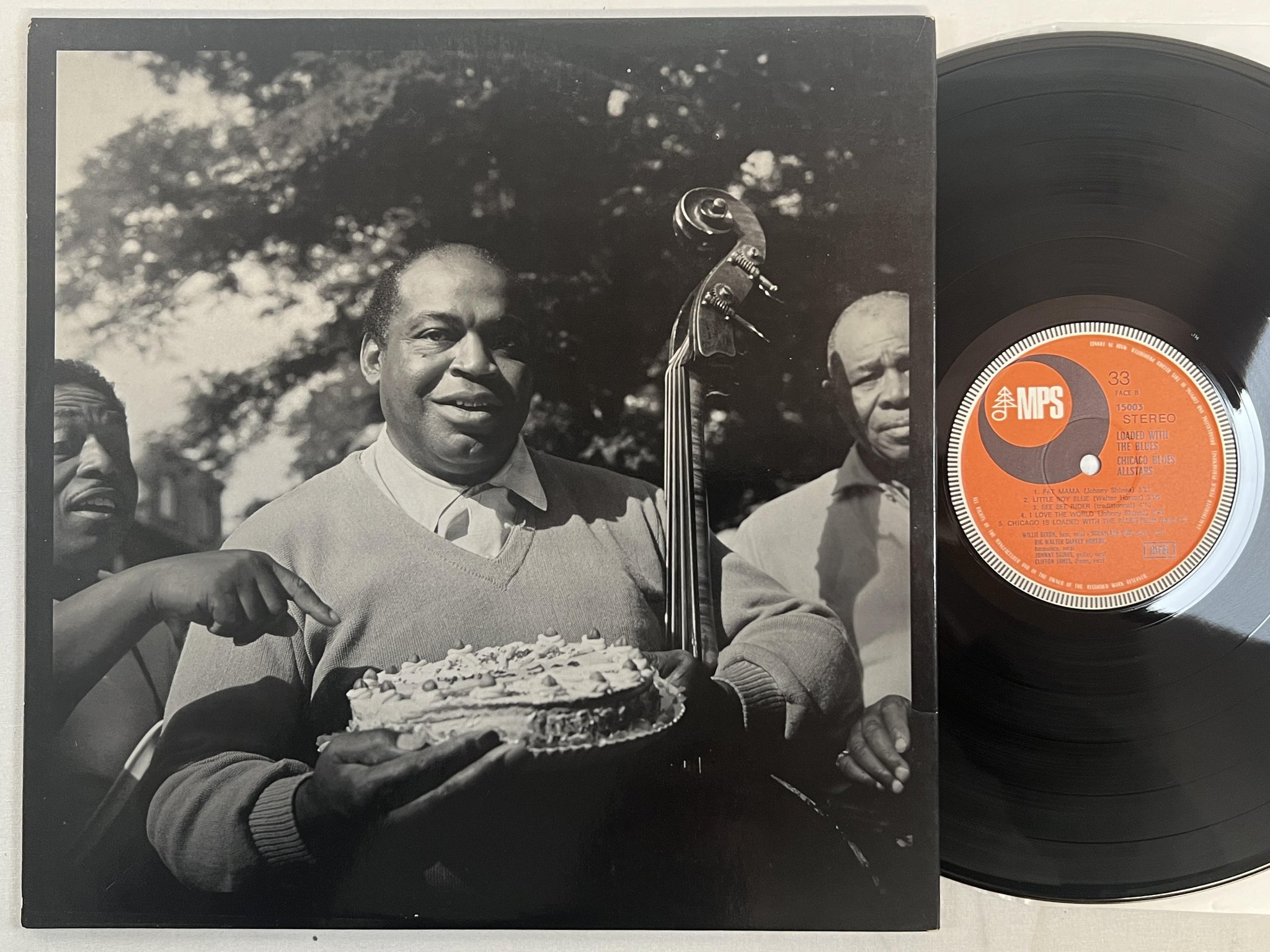 Omslagsbild för skivan CHICAGO BLUES ALLSTARS loaded with the blues LP -69 Fra MPS 15003