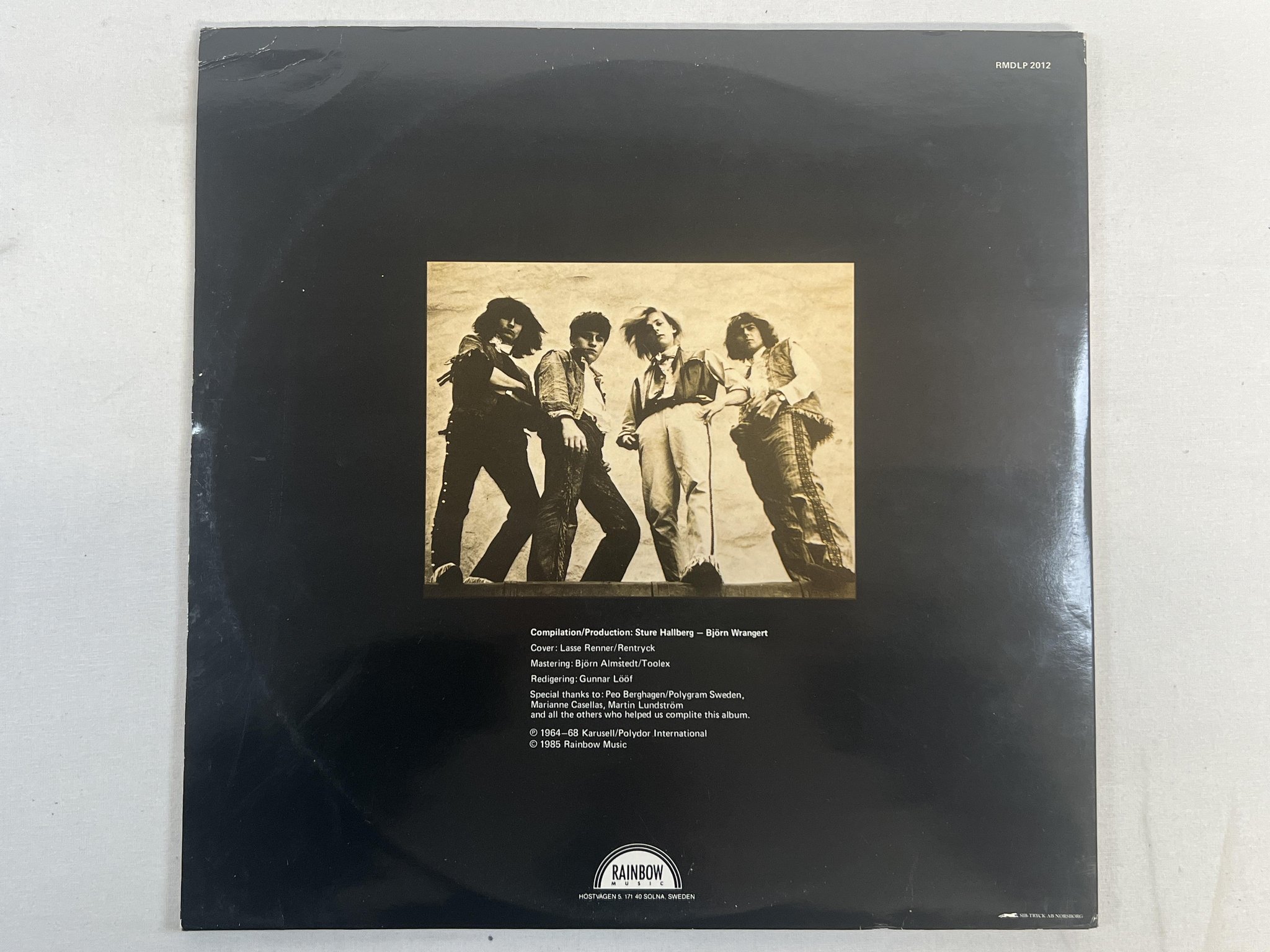 Omslagsbild för skivan THE SHAMROCKS s/t 2xLP -85 Swe RAINBOW RMDLP 2012