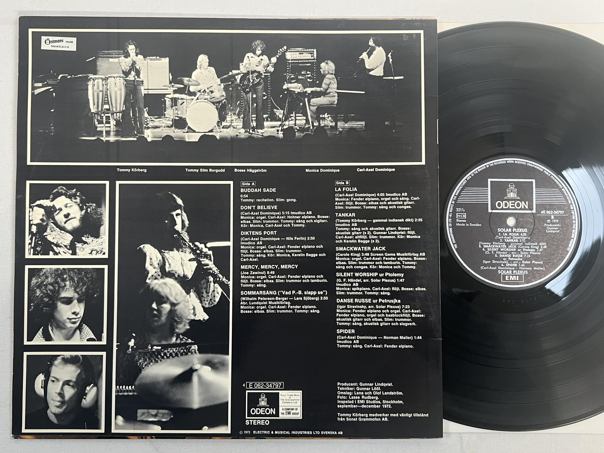 Omslagsbild för skivan SOLAR PLEXUS II LP -73 Swe HARVEST 4E 062-34797