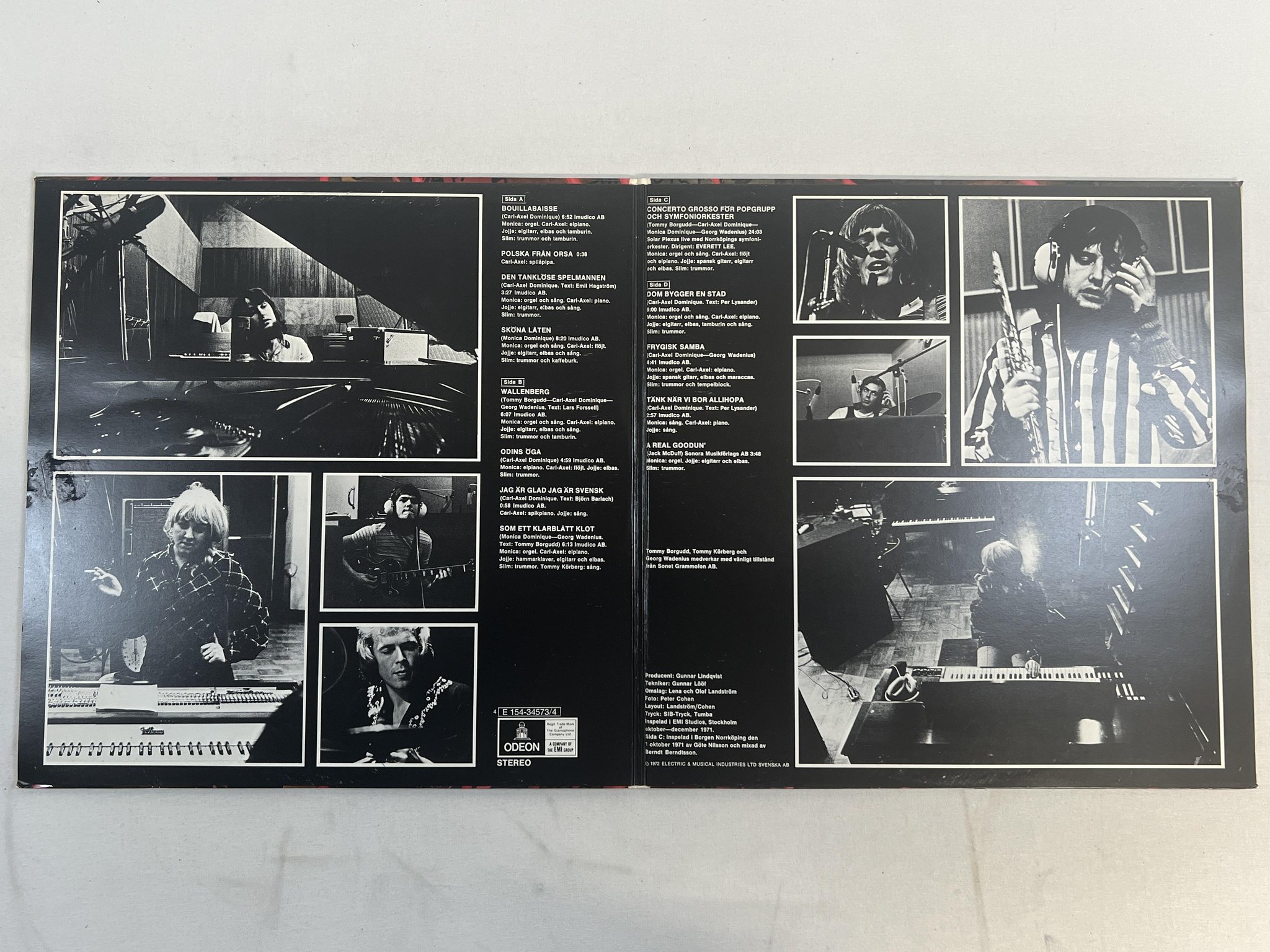 Omslagsbild för skivan SOLAR PLEXUS s/t 2xLP -72 Swe HARVEST 4E 154-34573/4